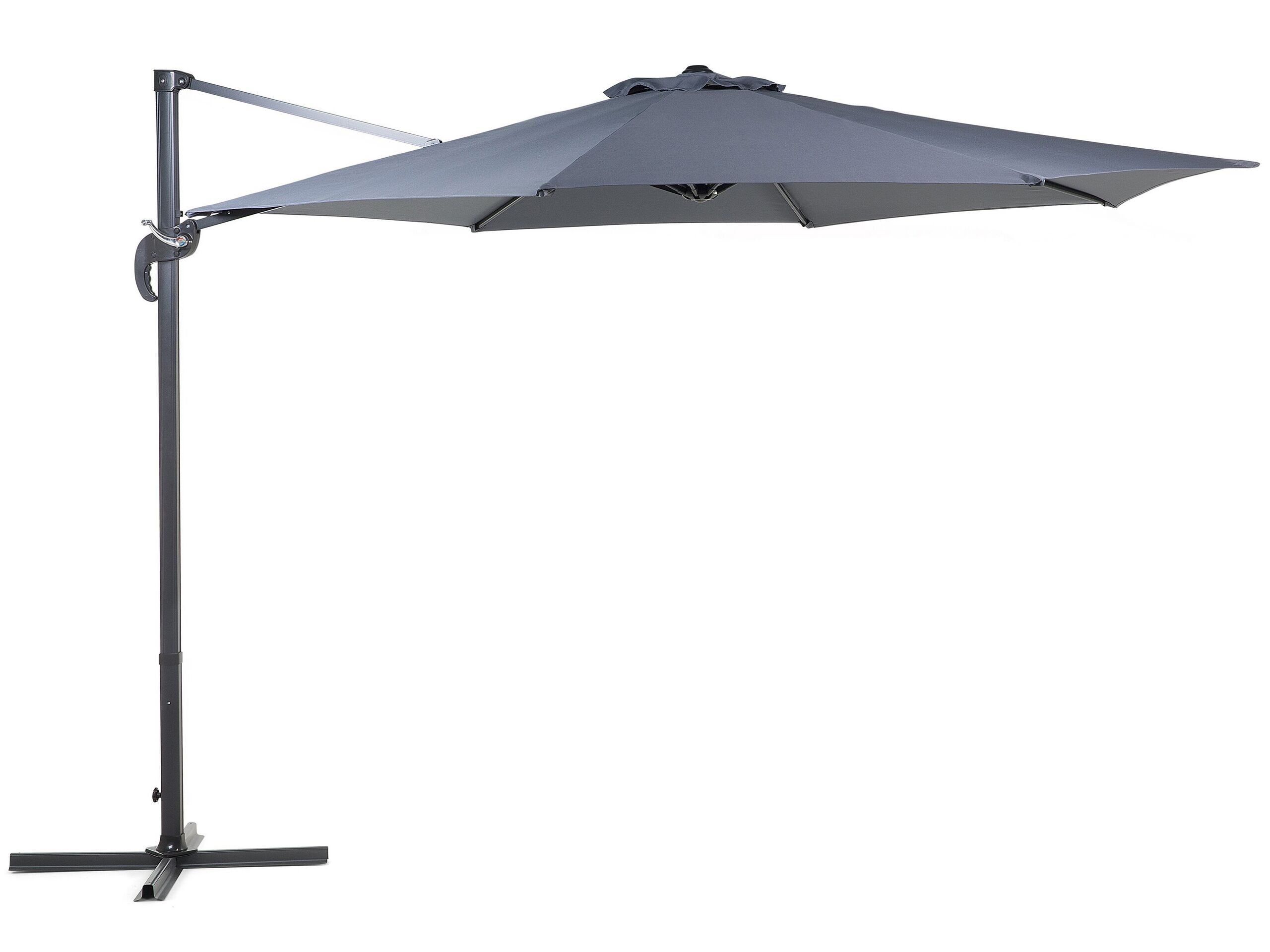 Cantilever Garden Parasol 3 m Dark Grey SAVONA