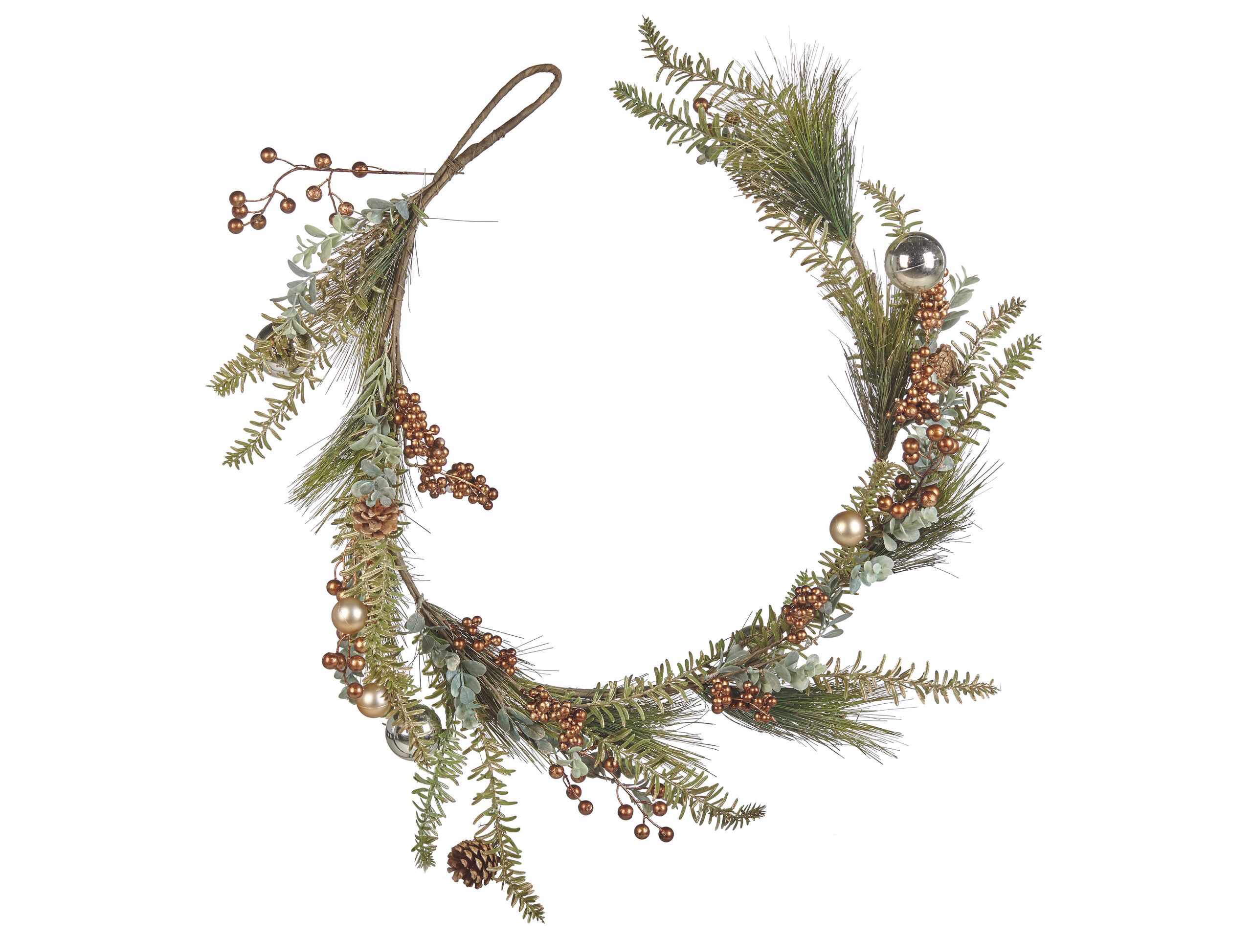 Christmas Garland 150cm Green and Copper