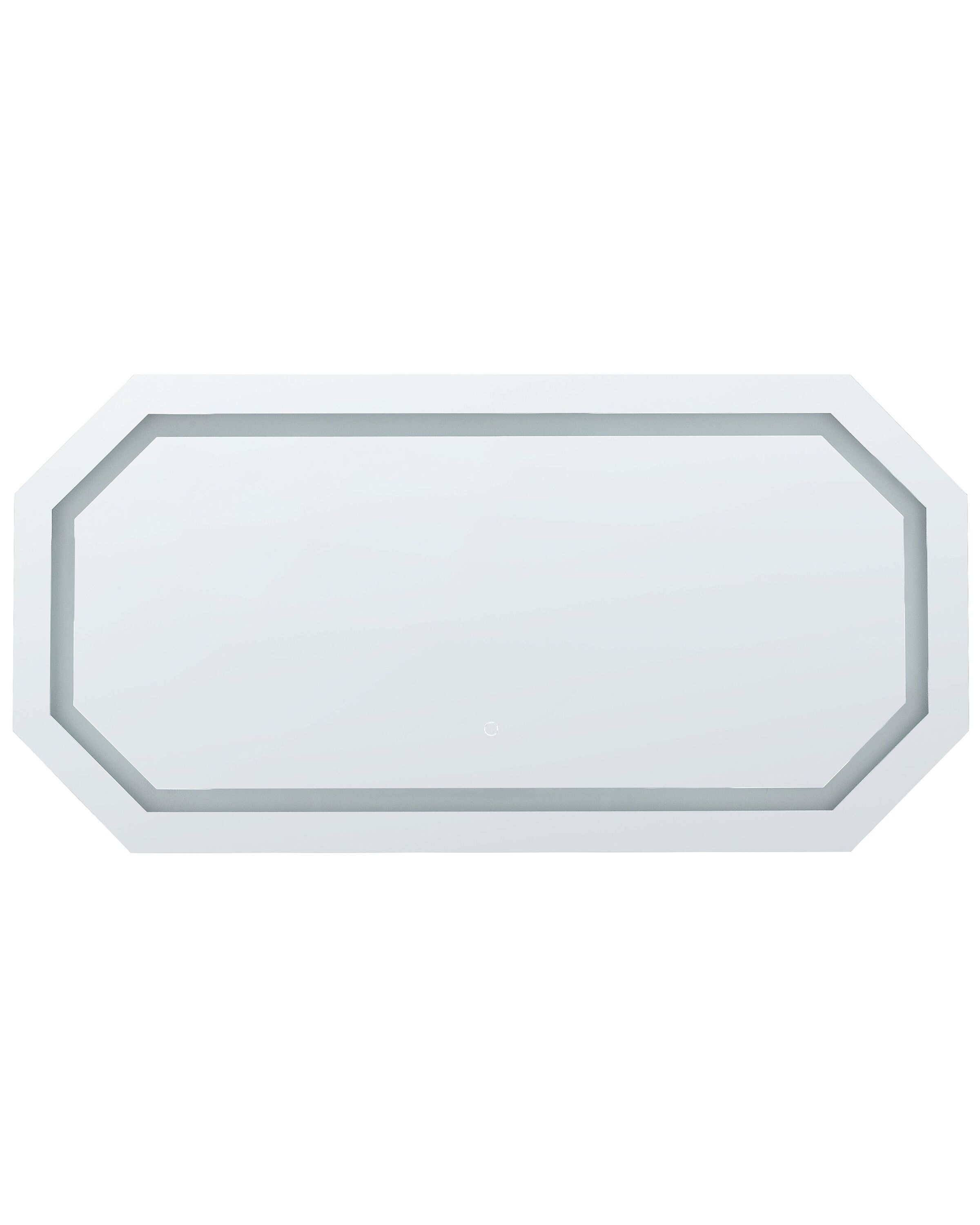LED Wall Mirror 120x60cm Silver