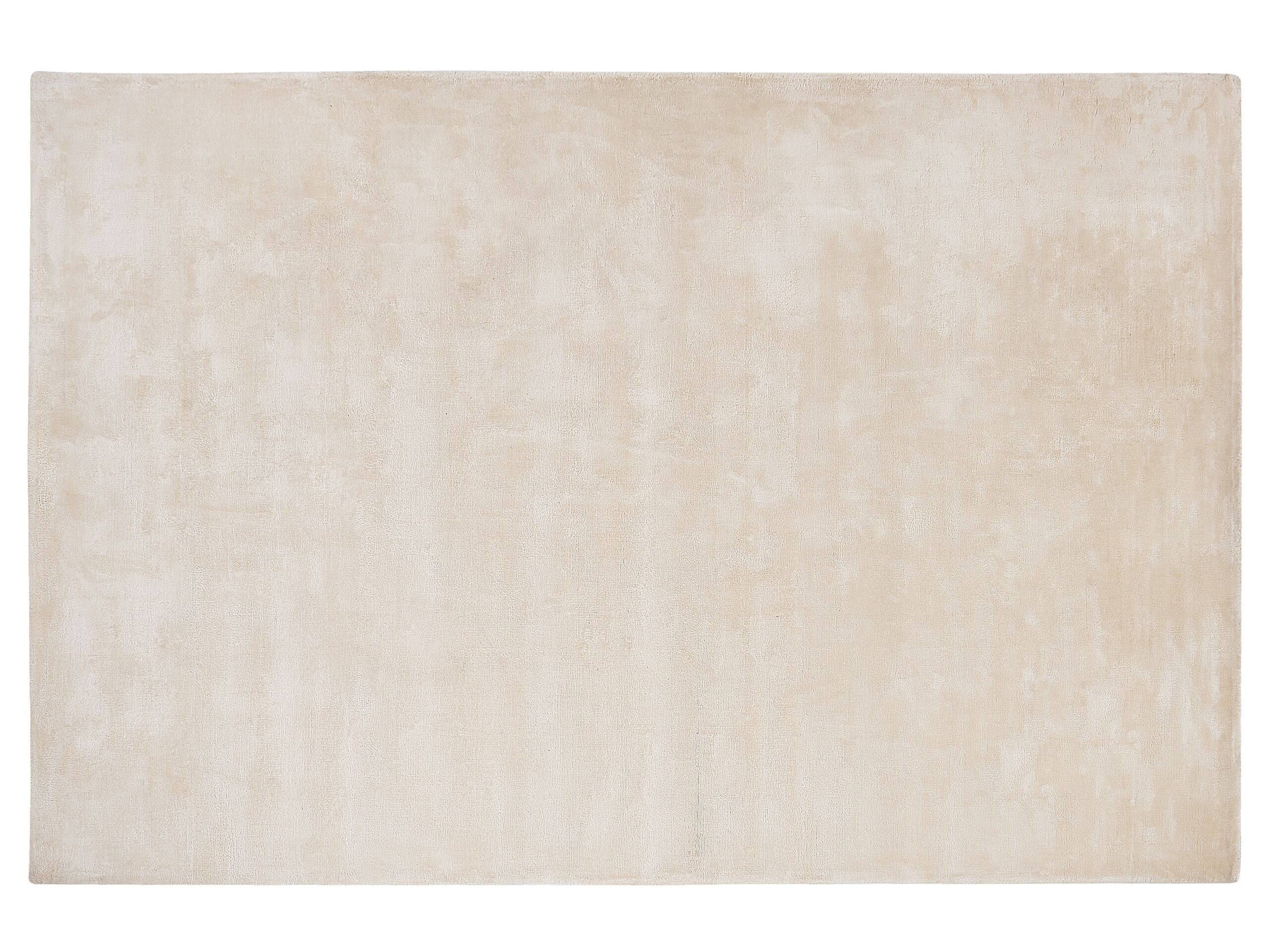 Viscose Area Rug 140x200cm Light Beige