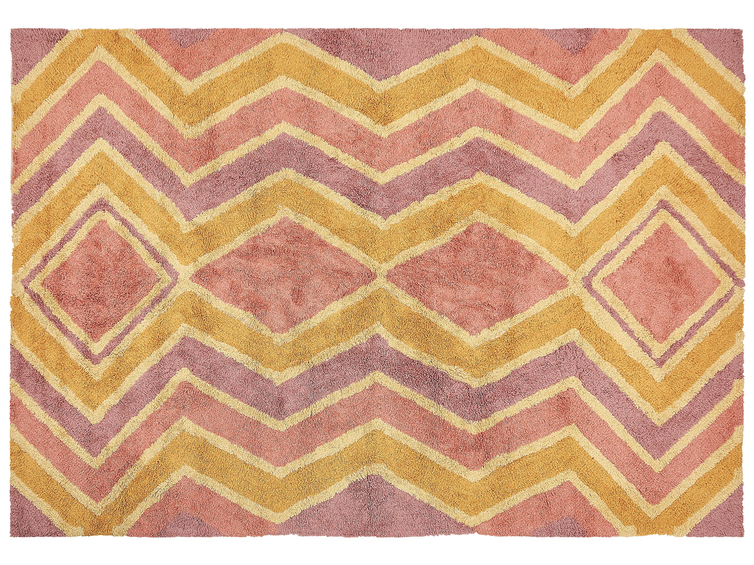 Cotton Area Rug 160x230cm Multicolour