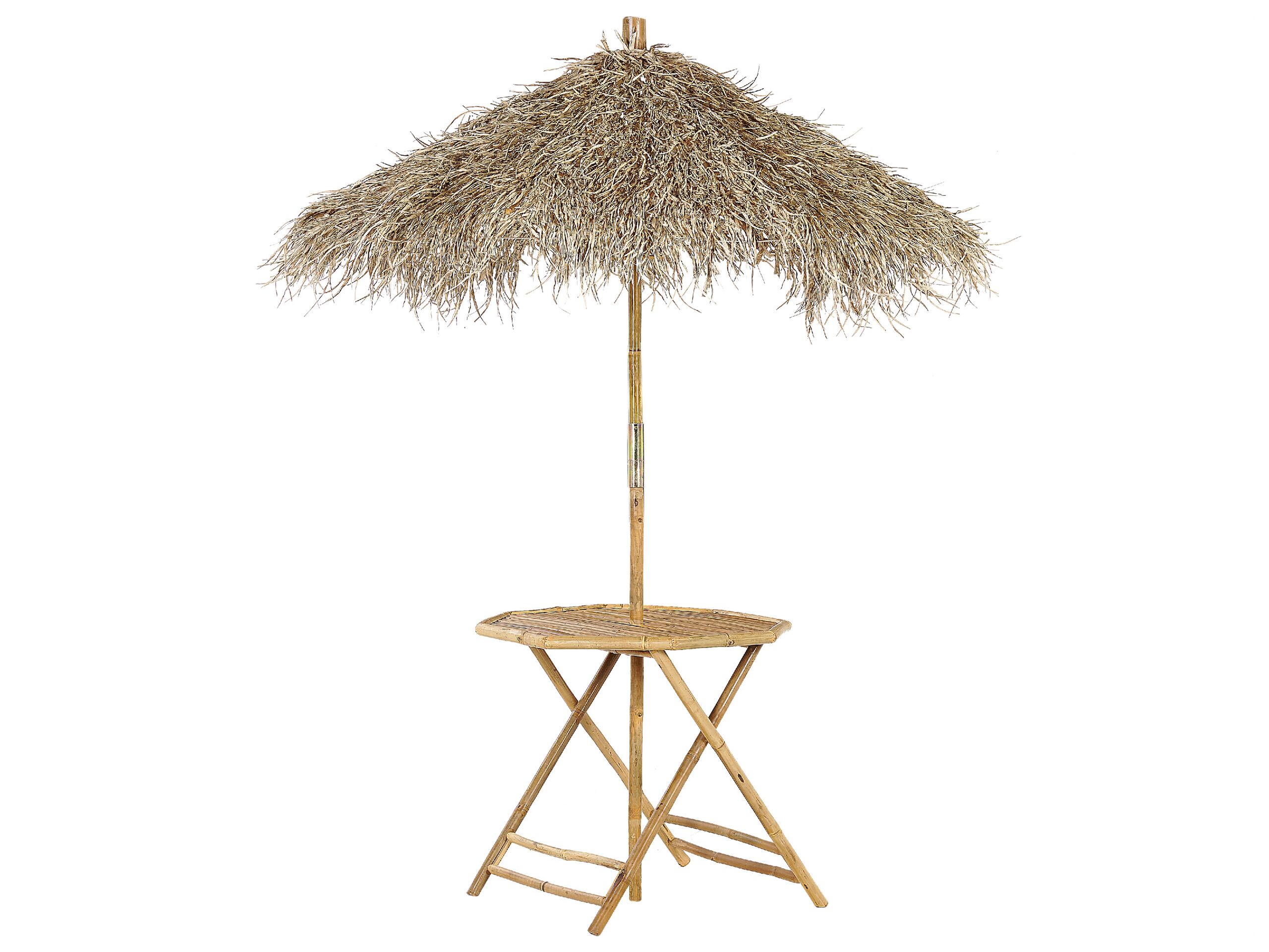 Bamboo Garden Bistro Table with Parasol MOLISE