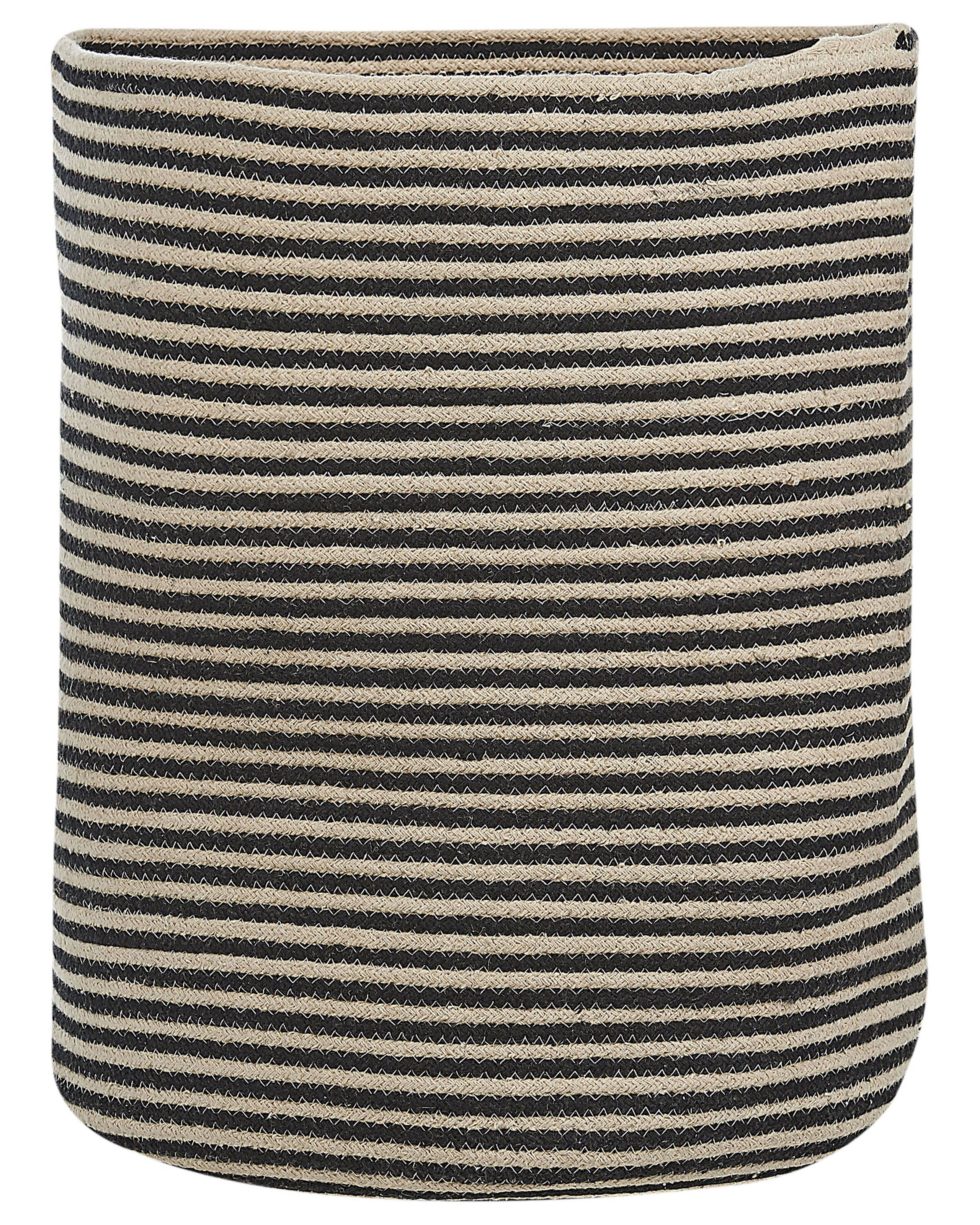 Cotton Basket Beige and Black YERKOY