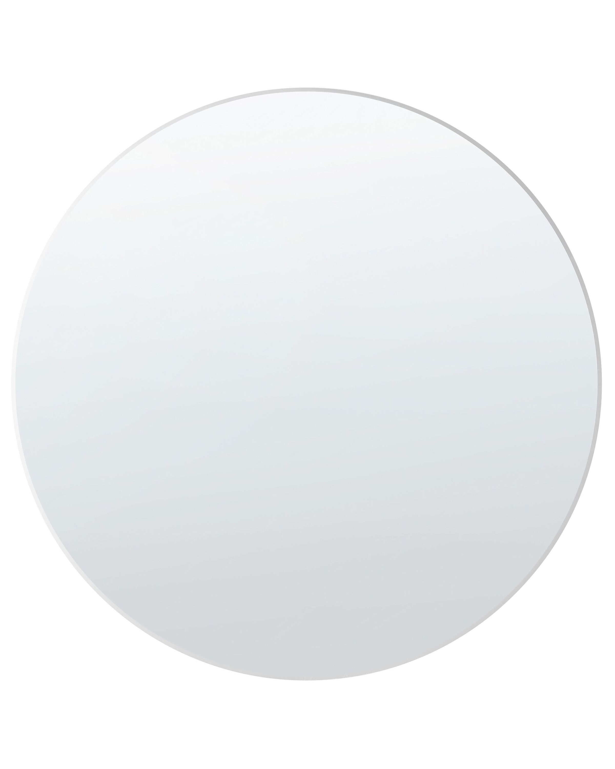 Wall Mirror 80x80cm Silver