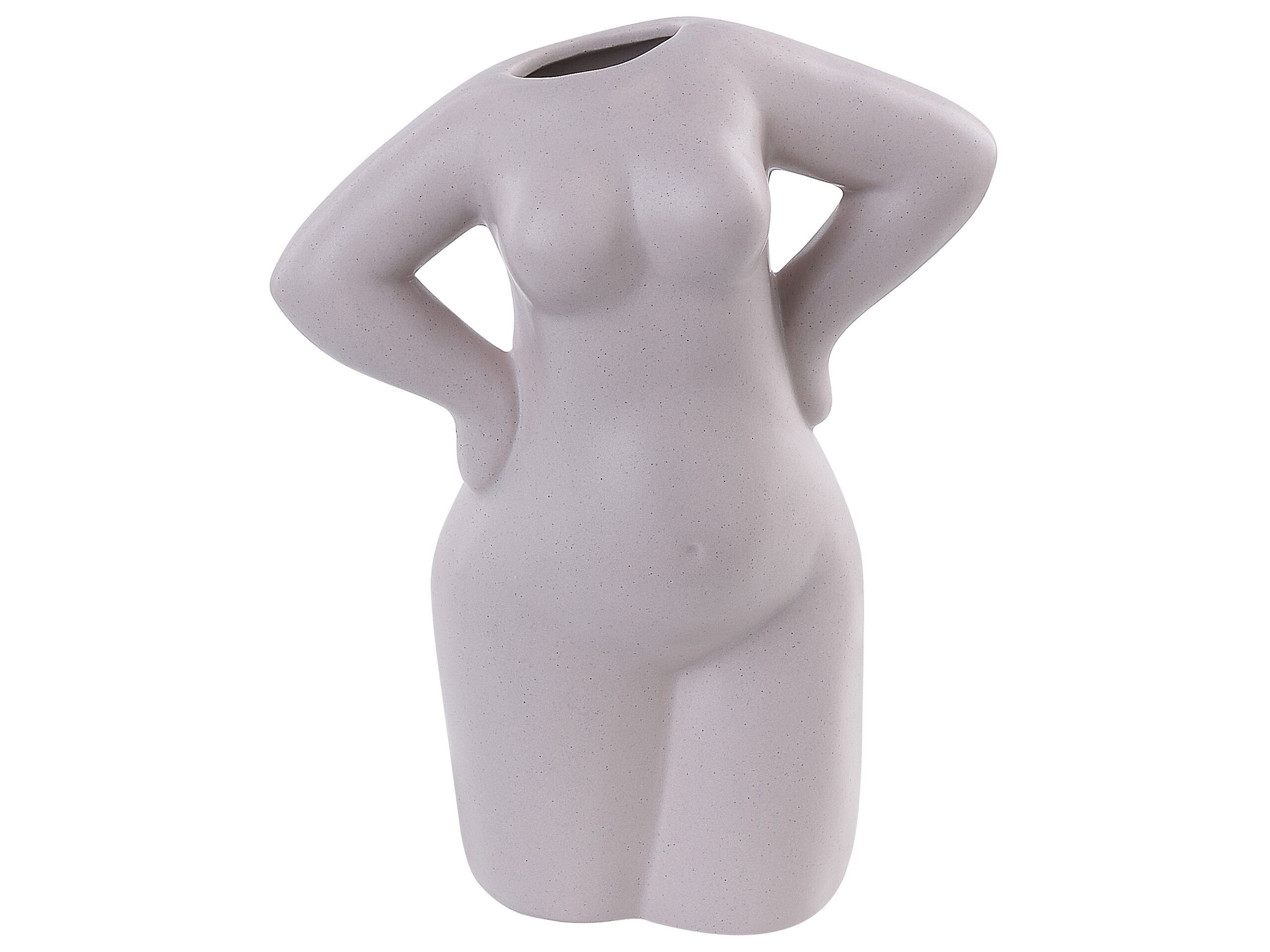 Porcelain Flower Vase 24 Beige