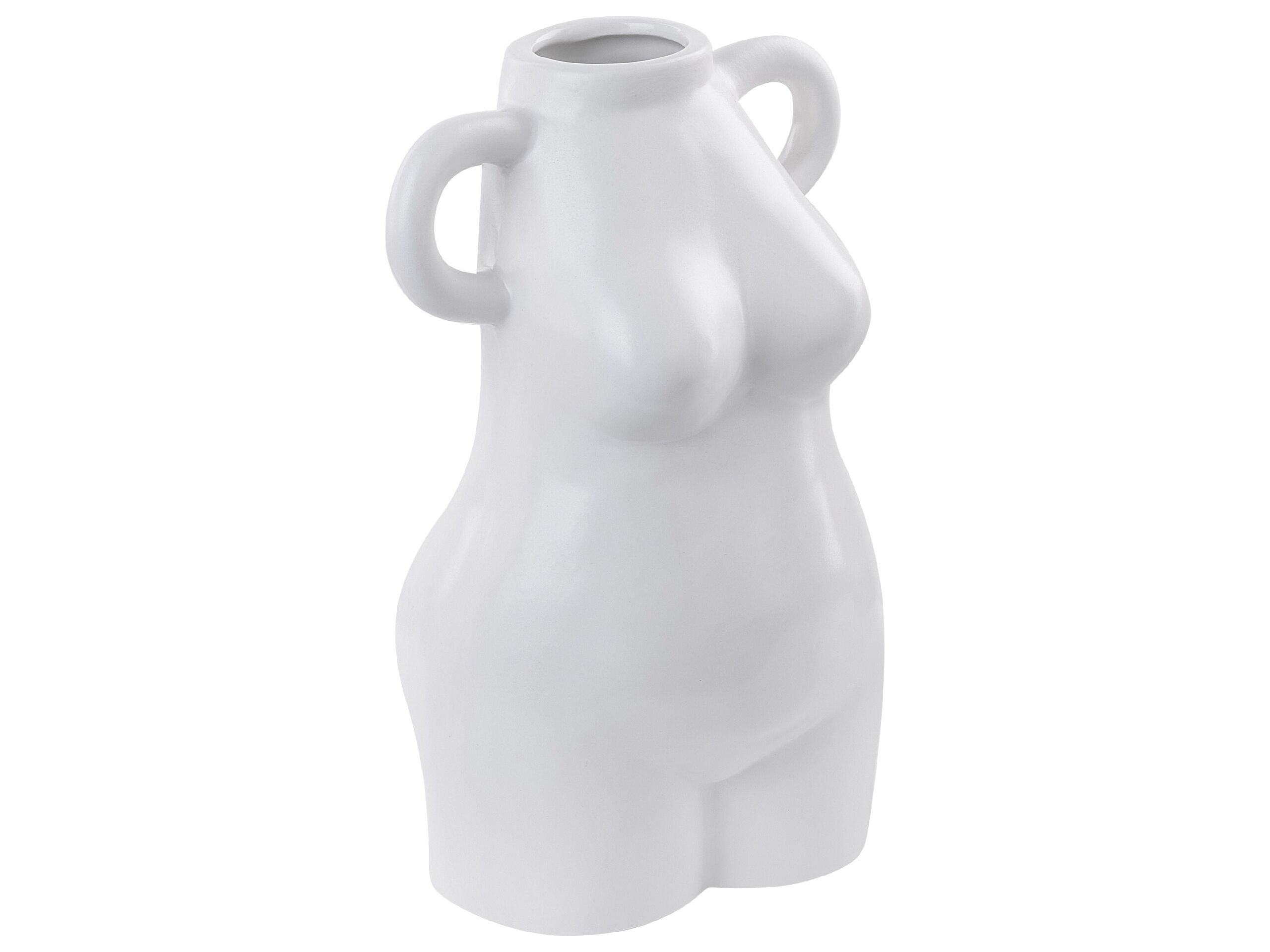 Porcelain Flower Vase 25 White