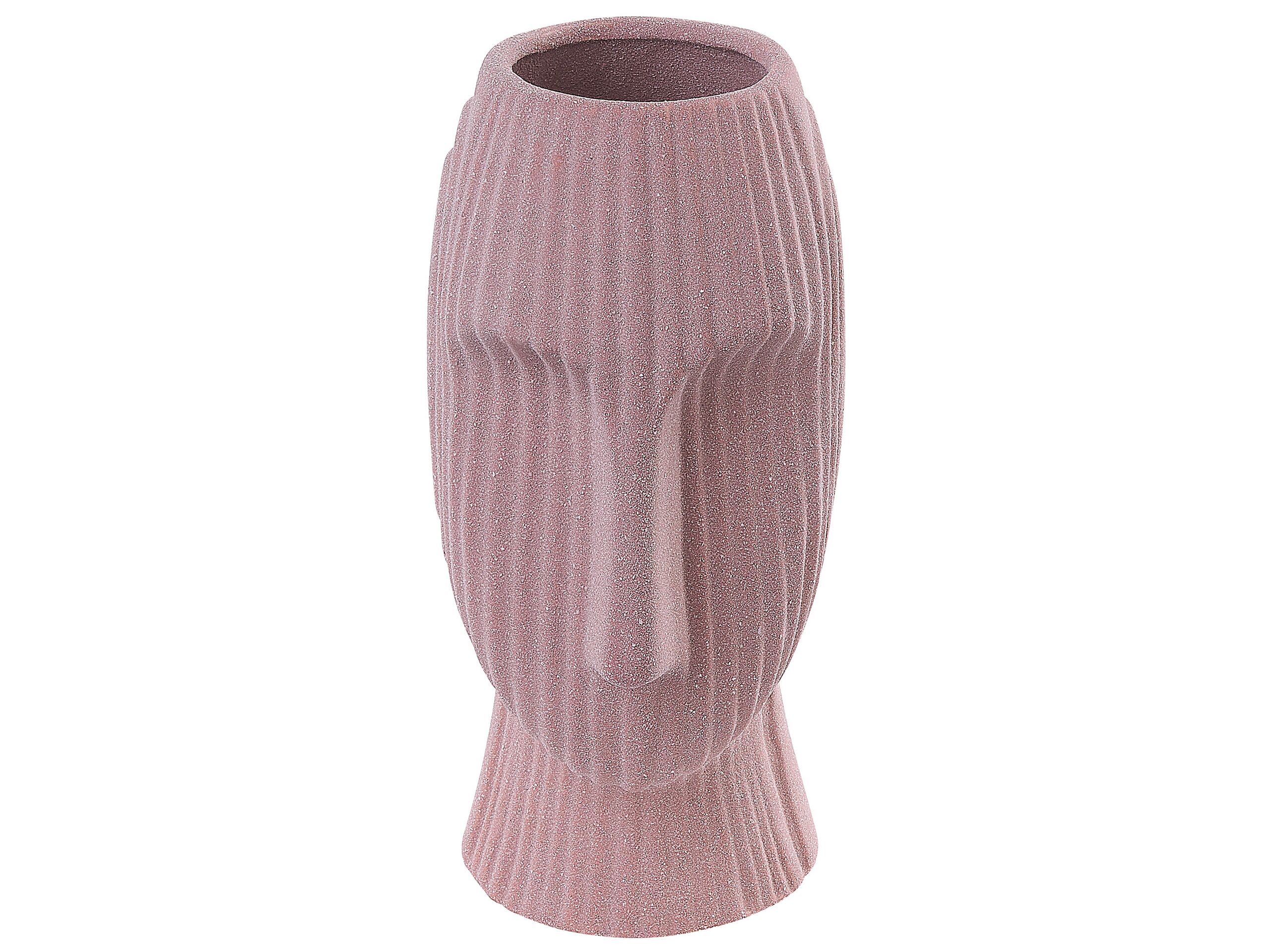 Stoneware Flower Vase 24 Pink