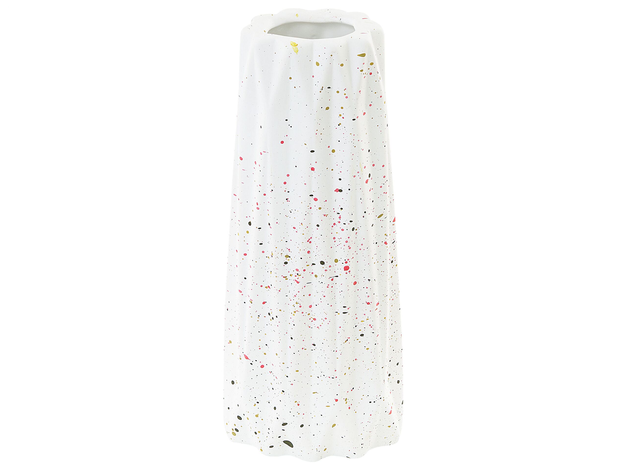 Stoneware Flower Vase 24 White