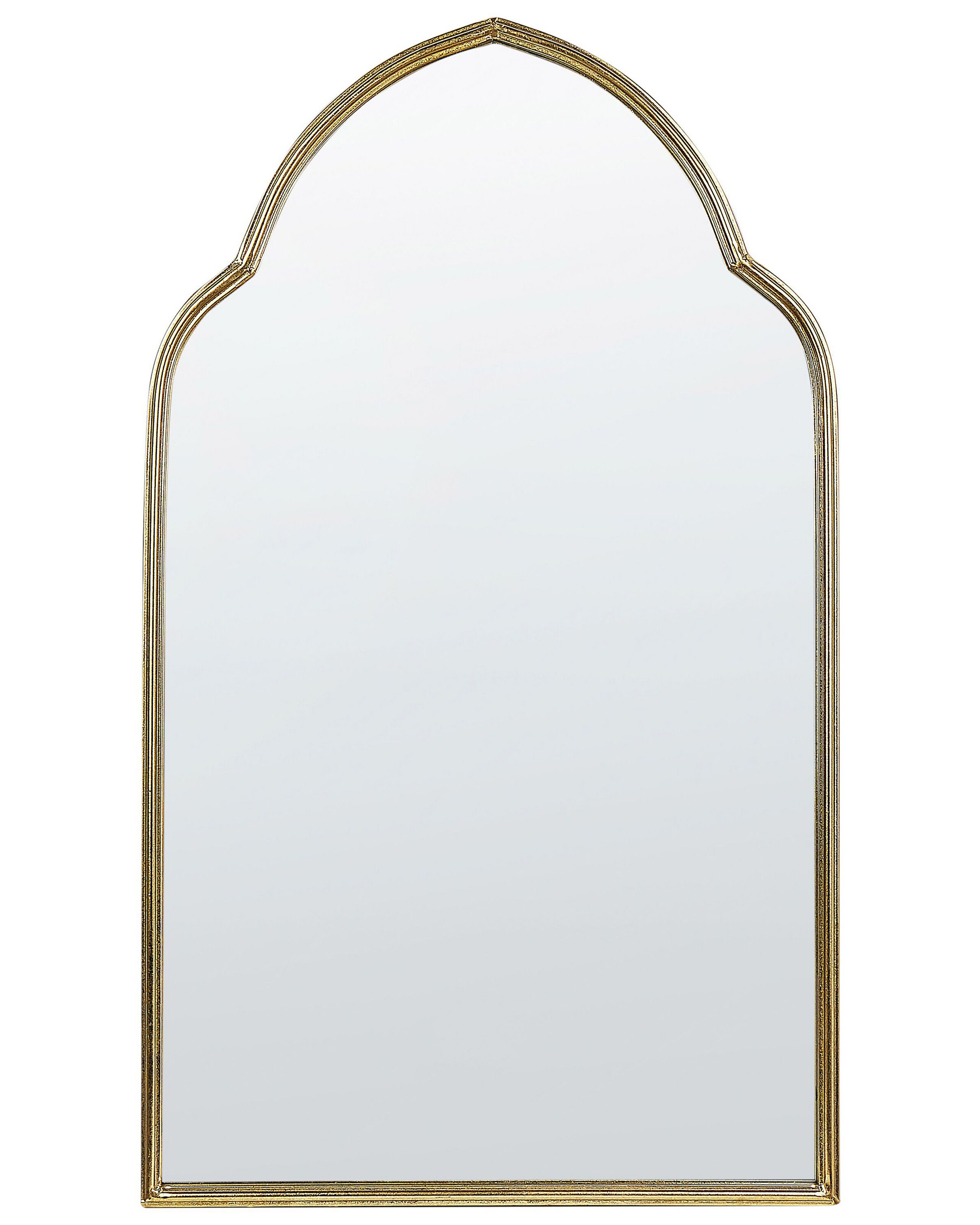 Metal Wall Mirror 54x100cm Gold