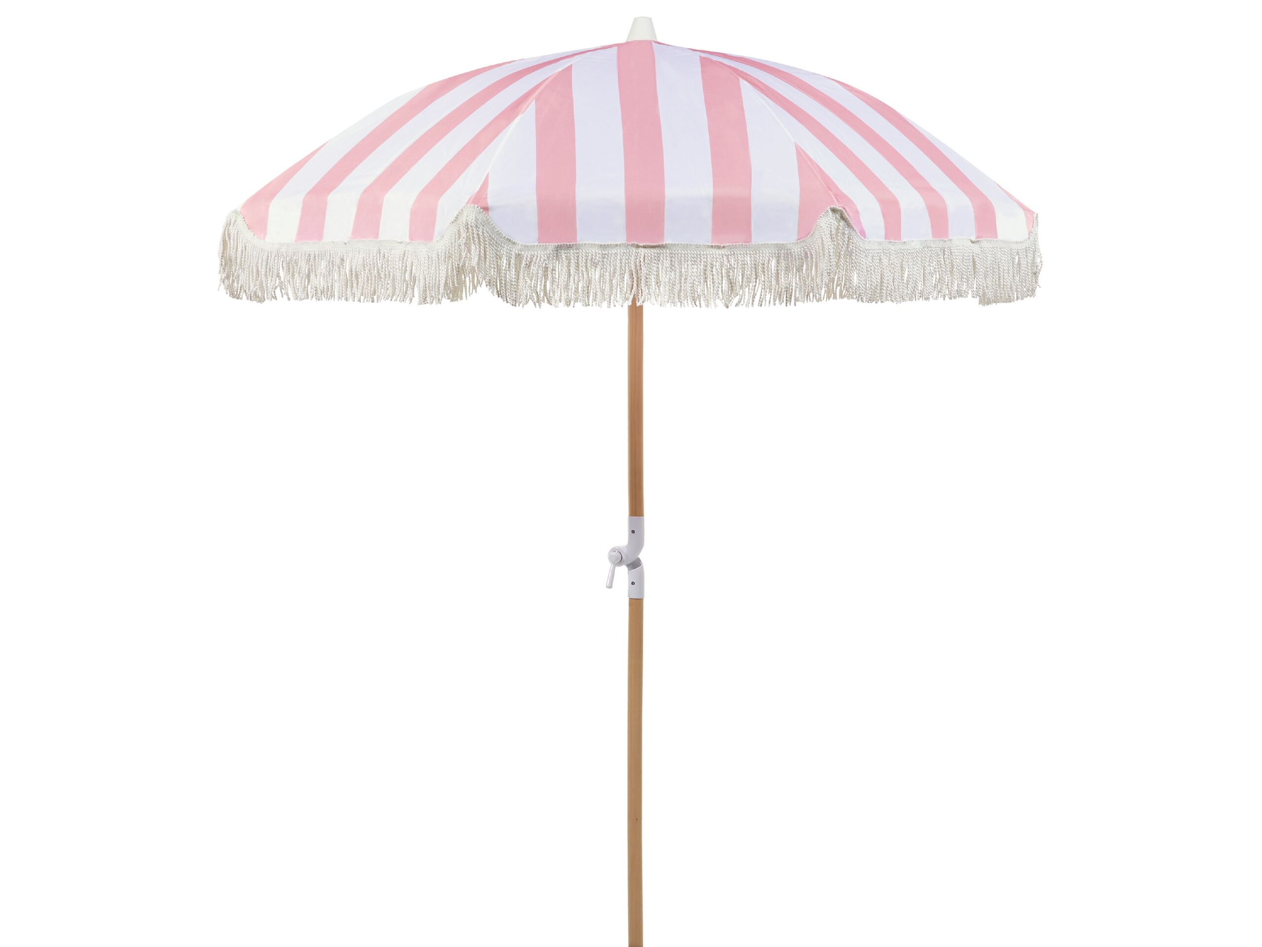 Garden Market Parasol 1.5 m Pink and White MONDELLO