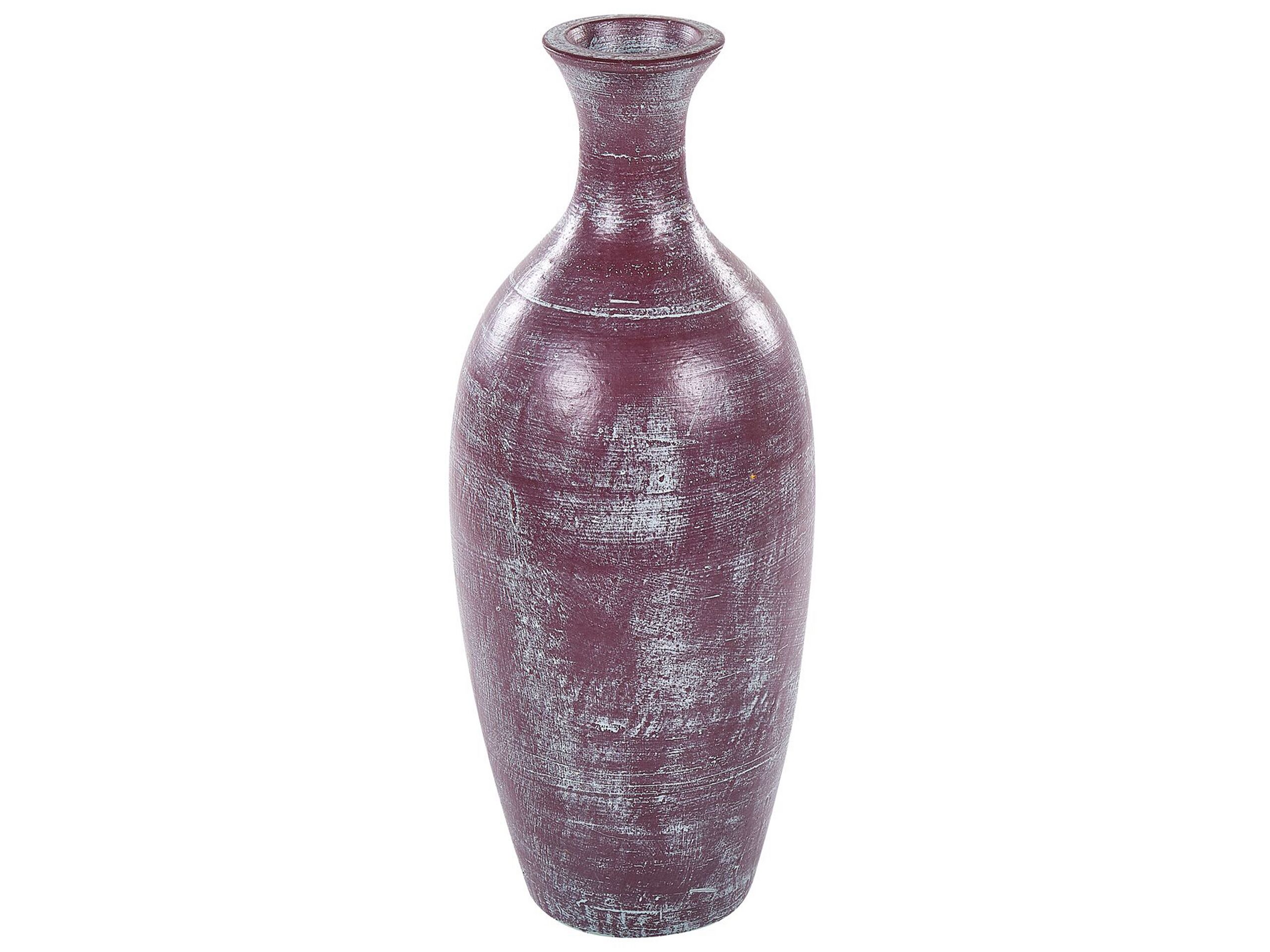Terracotta Decorative Vase 57 Brown Blue