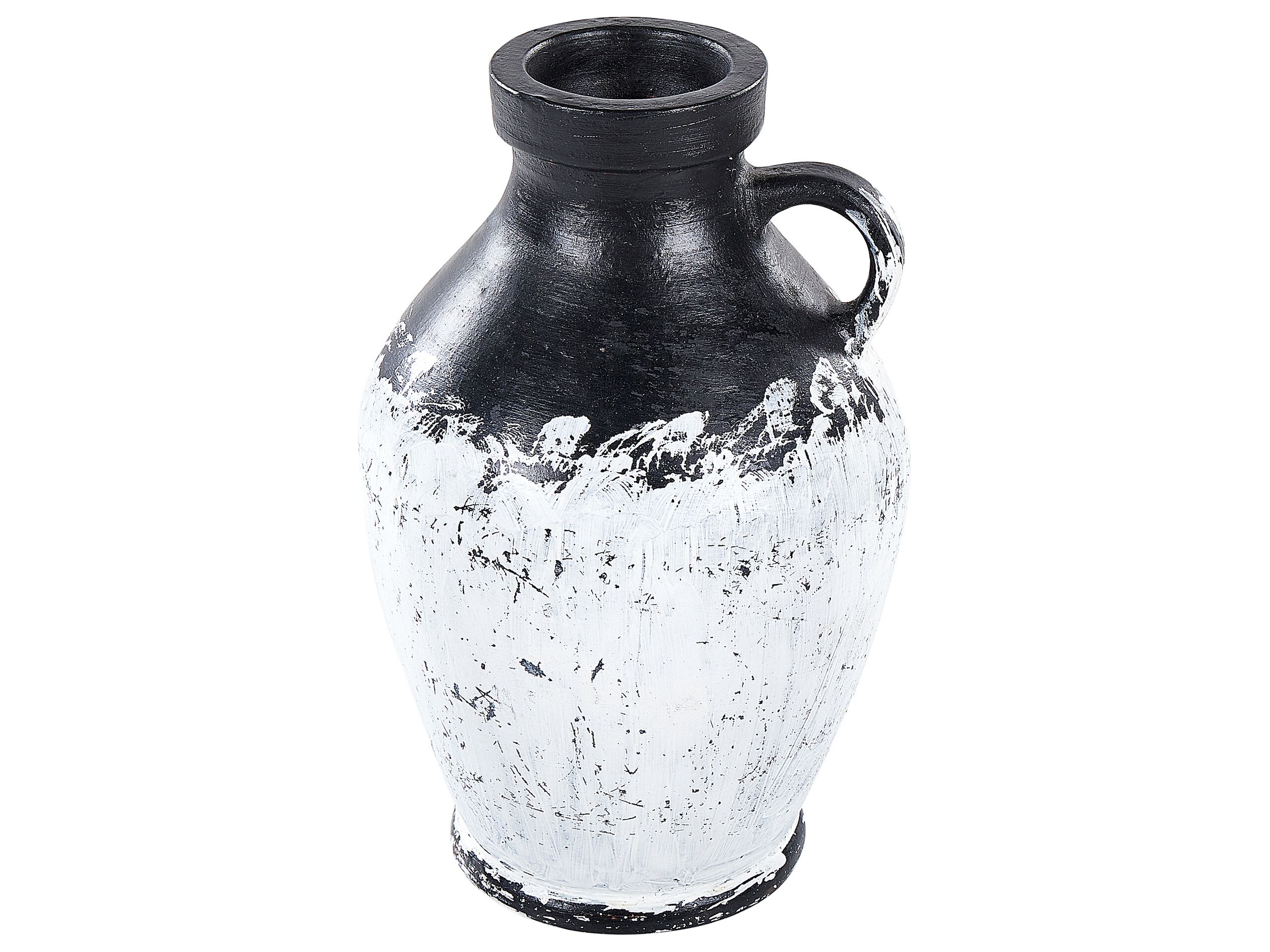Terracotta Decorative Vase 33 White