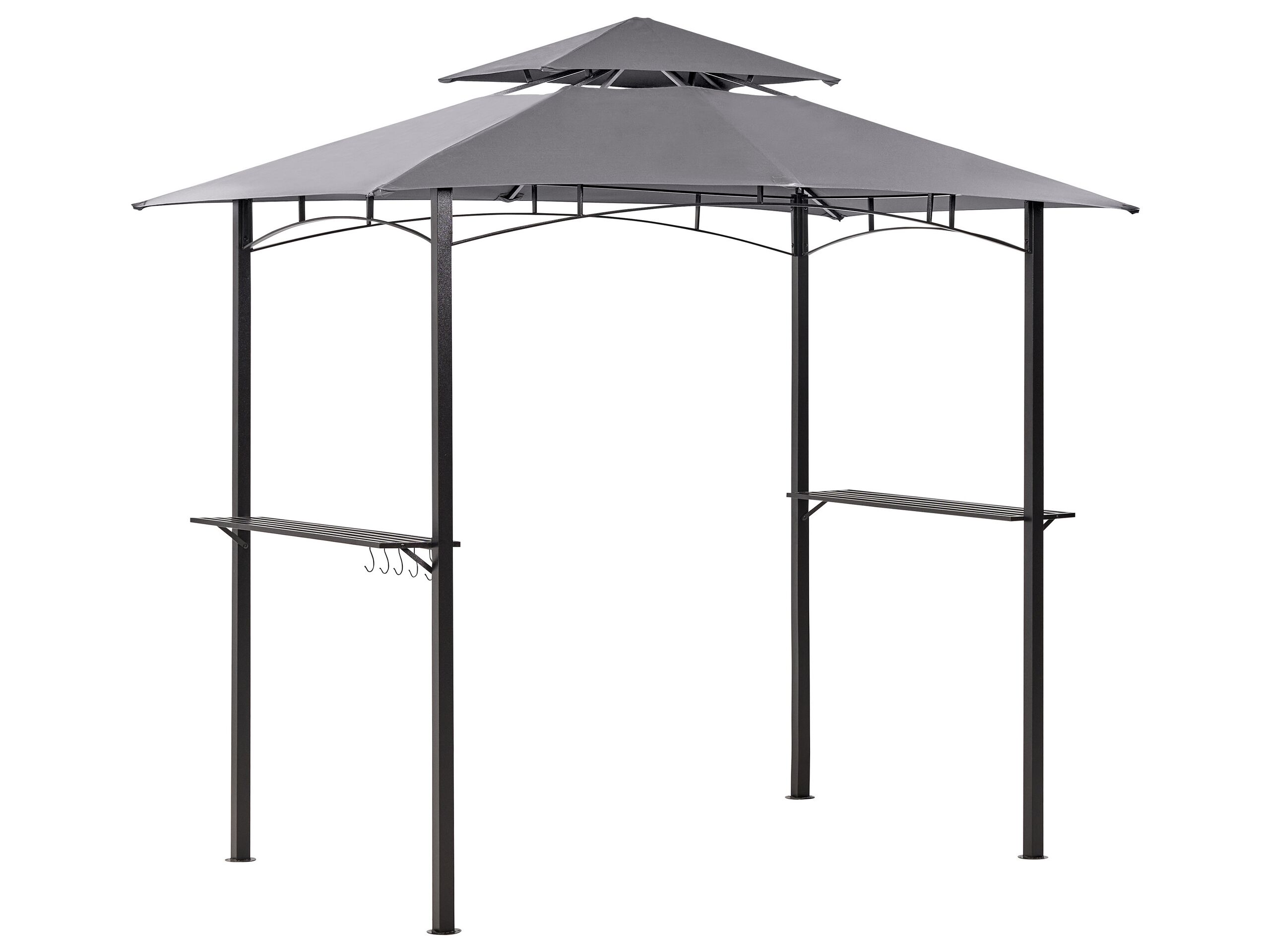 Gazebo 240 x 148 cm Grey NARO