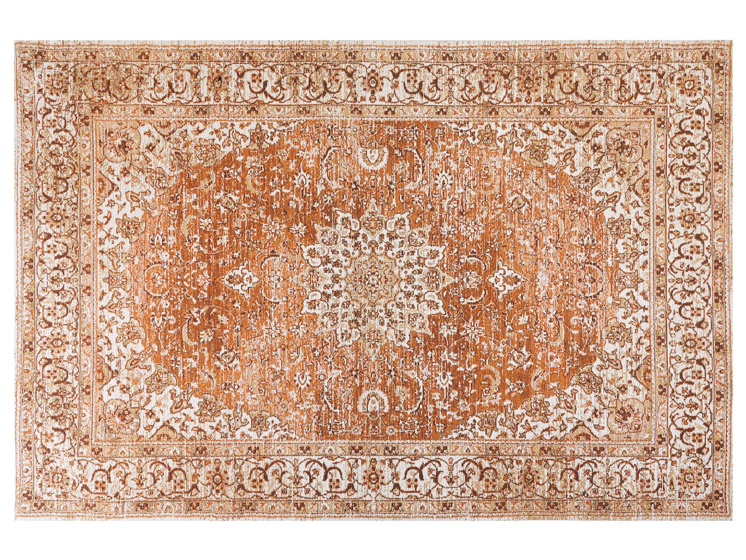 Cotton Area Rug 200x300cm Orange