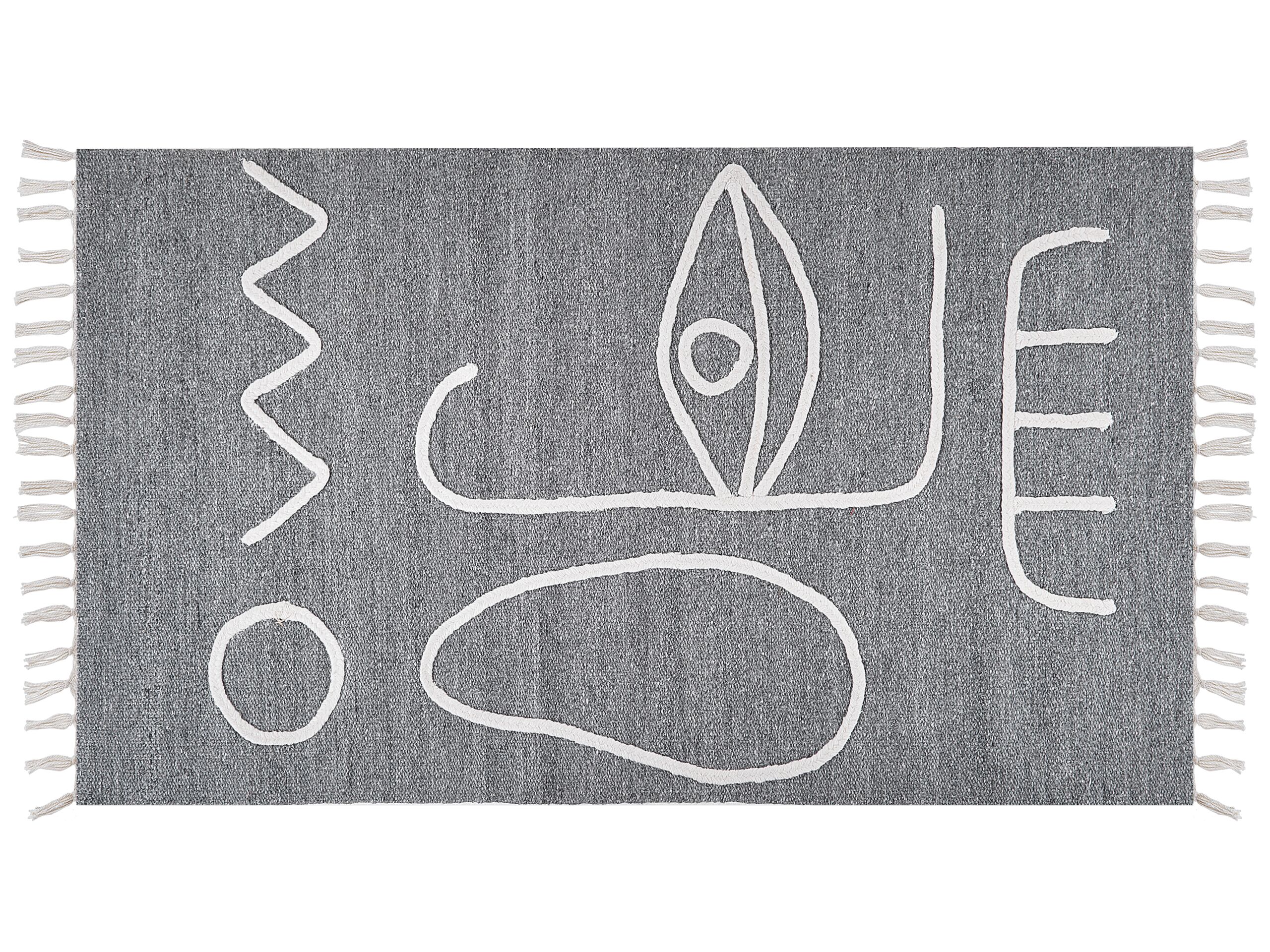 Outdoor Area Rug 80x150cm Grey