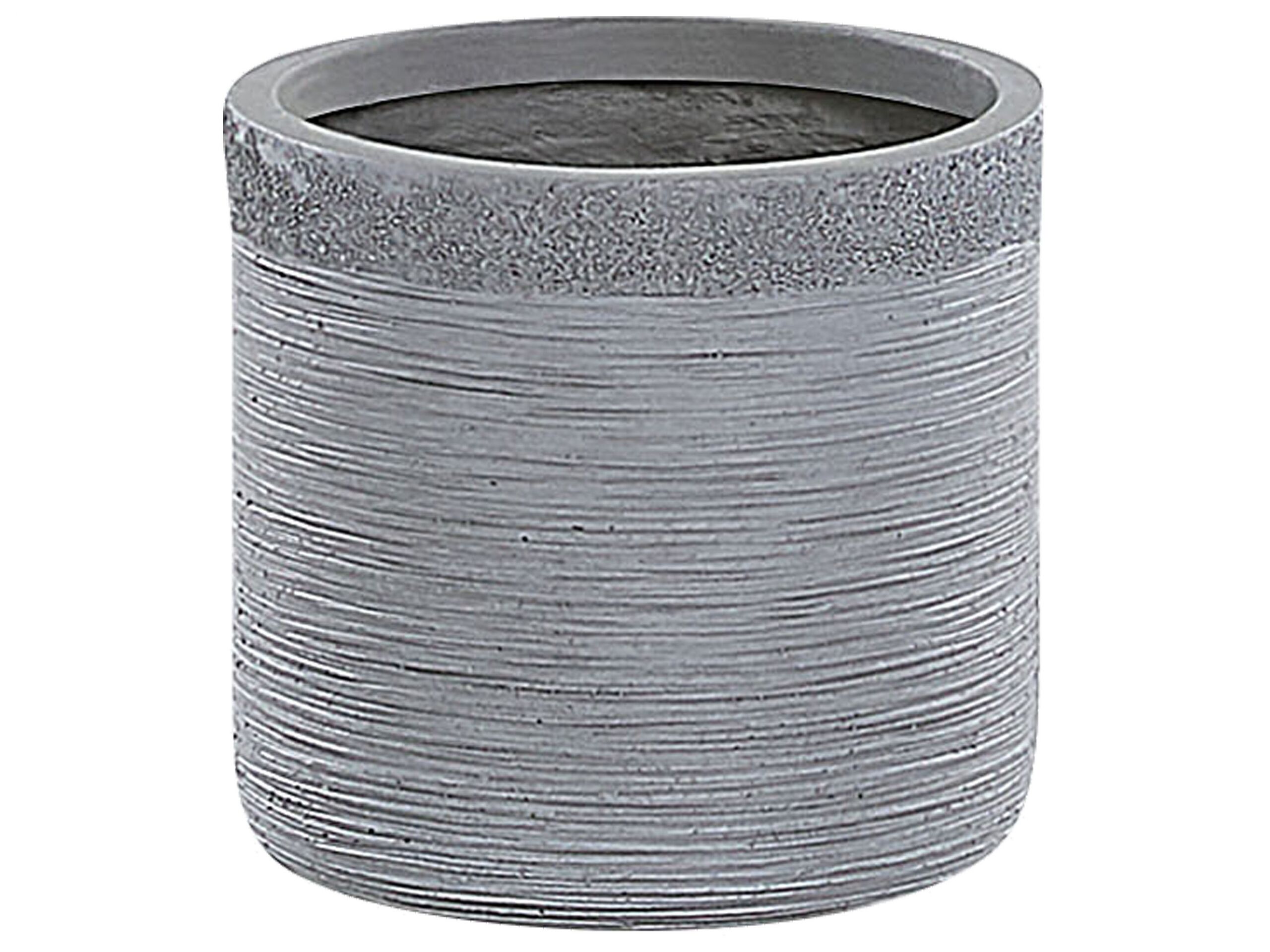 Plant Pot 26 x 26 x 25 cm Grey SAMOS