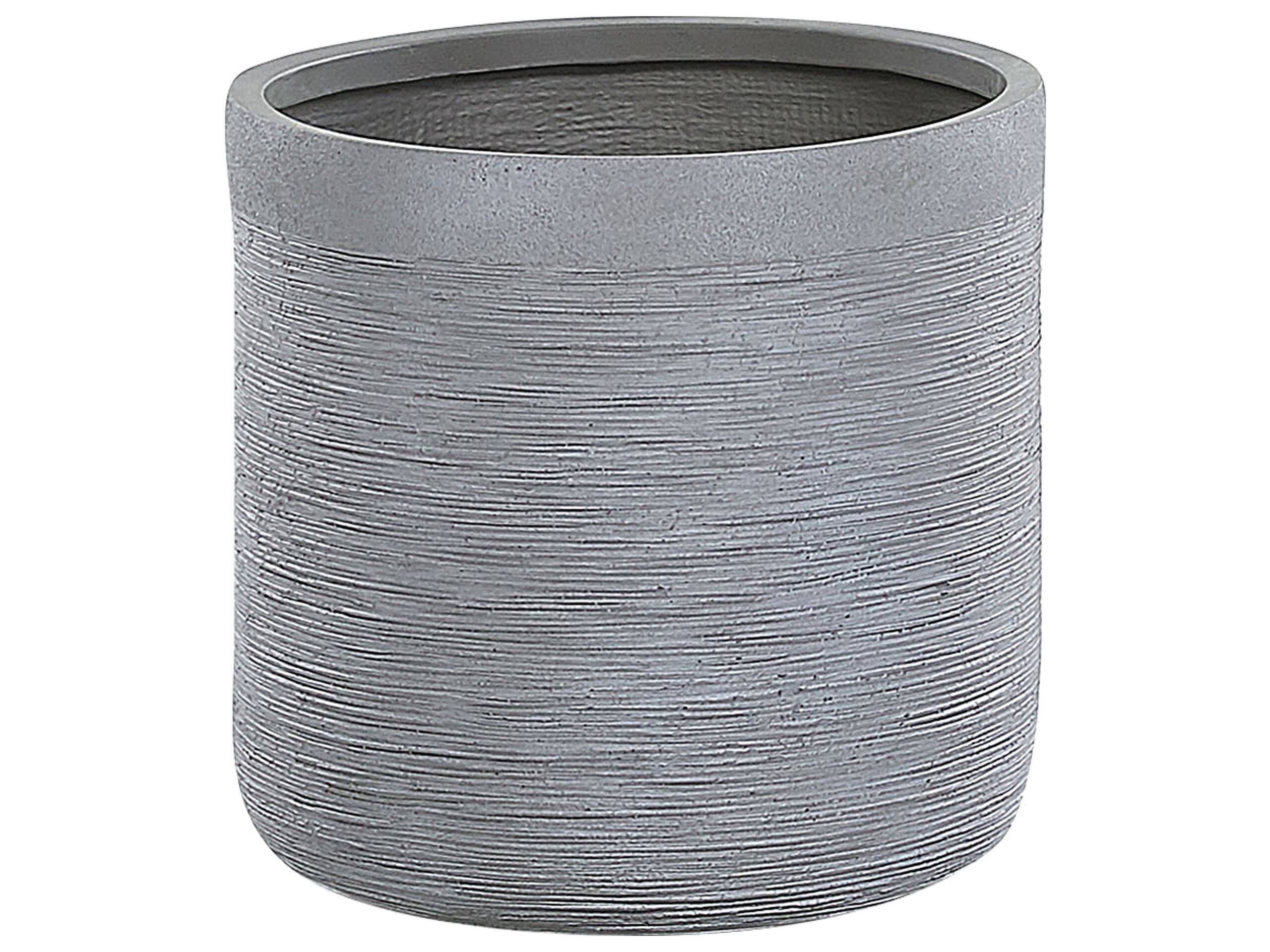 Plant Pot 42 x 42 x 41 cm Grey SAMOS