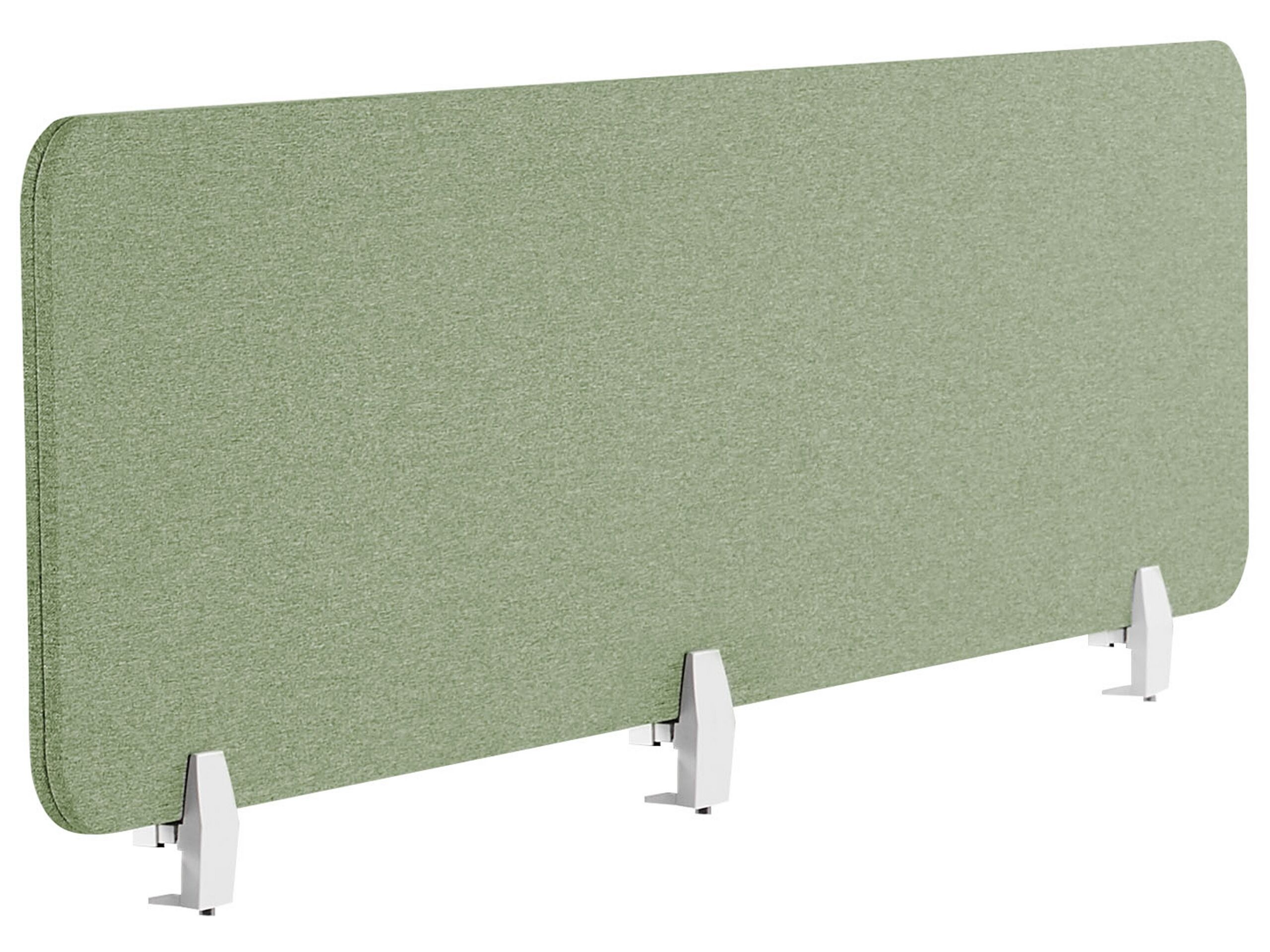Desk Screen 180 x 40 cm Green WALLY