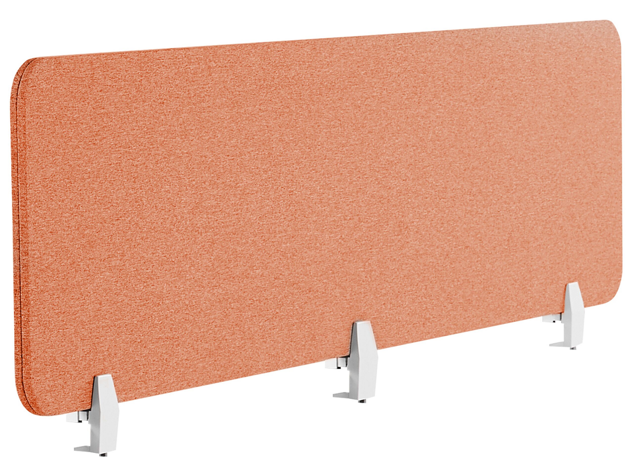 Desk Screen 180 x 40 cm Light Red WALLY