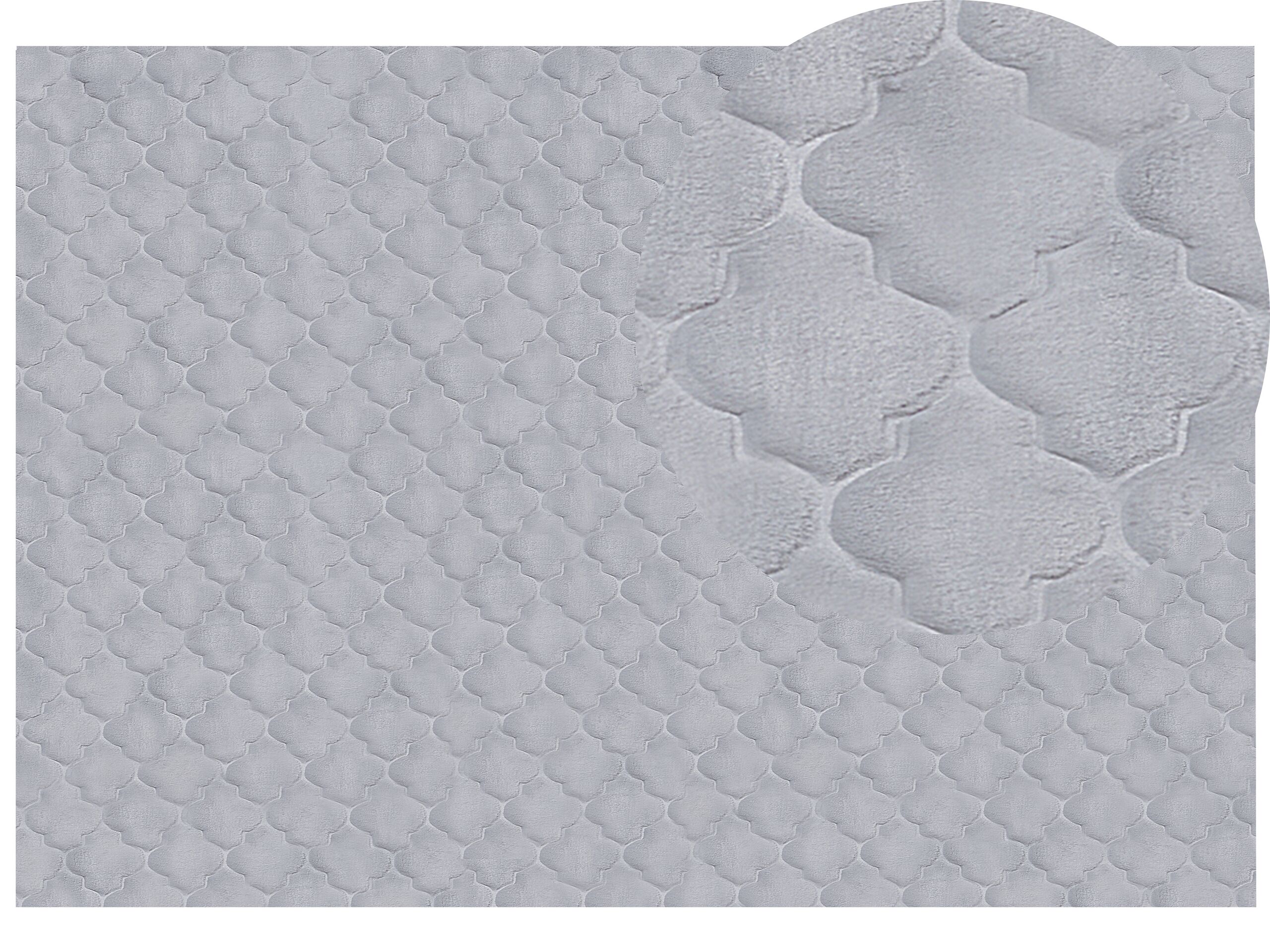 Faux Rabbit Fur Rug 160x230cm Grey