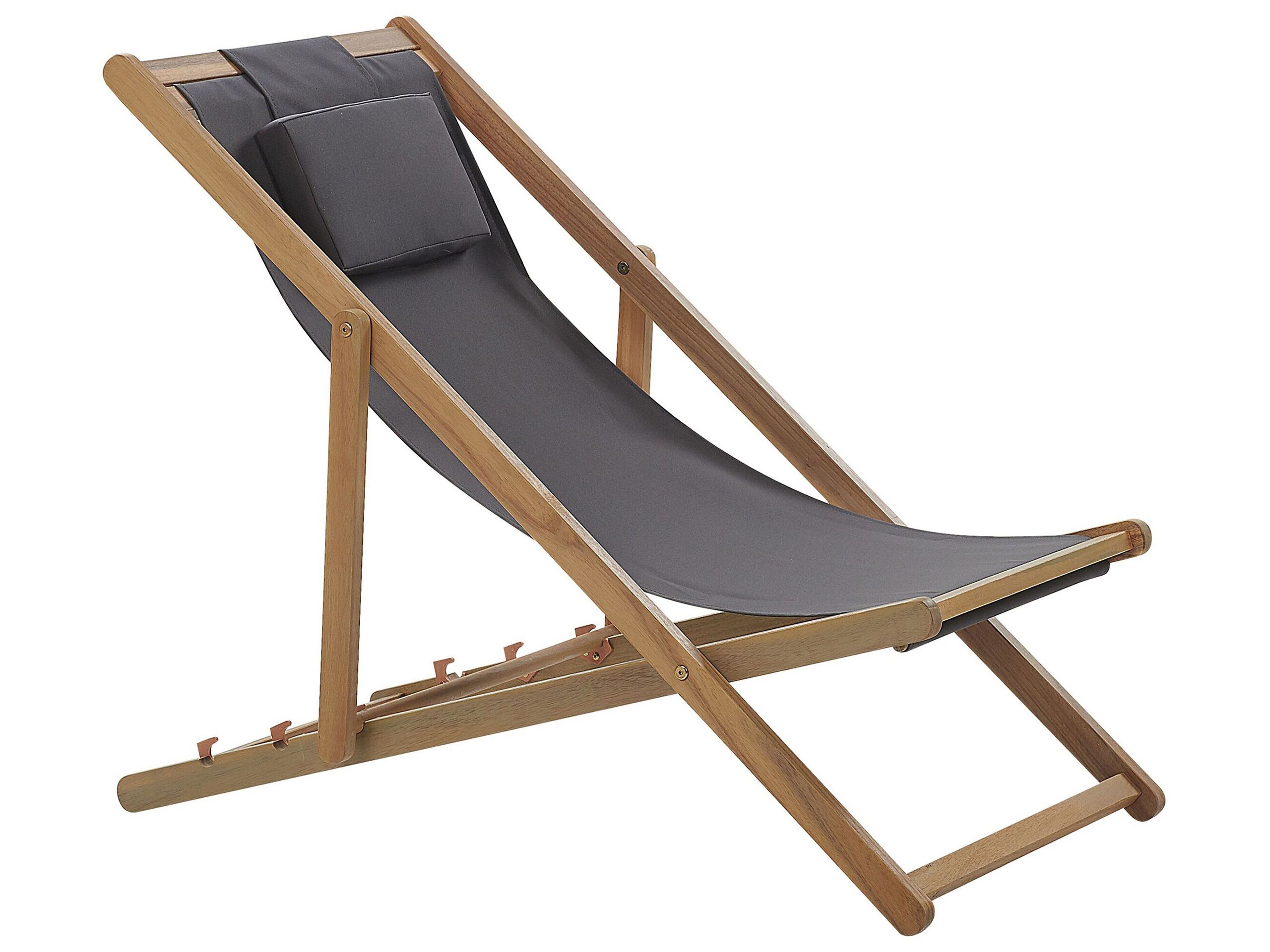 Folding Deck Chair and 2 Replacement Fabrics (Various Options) Light Wood AVELLINO