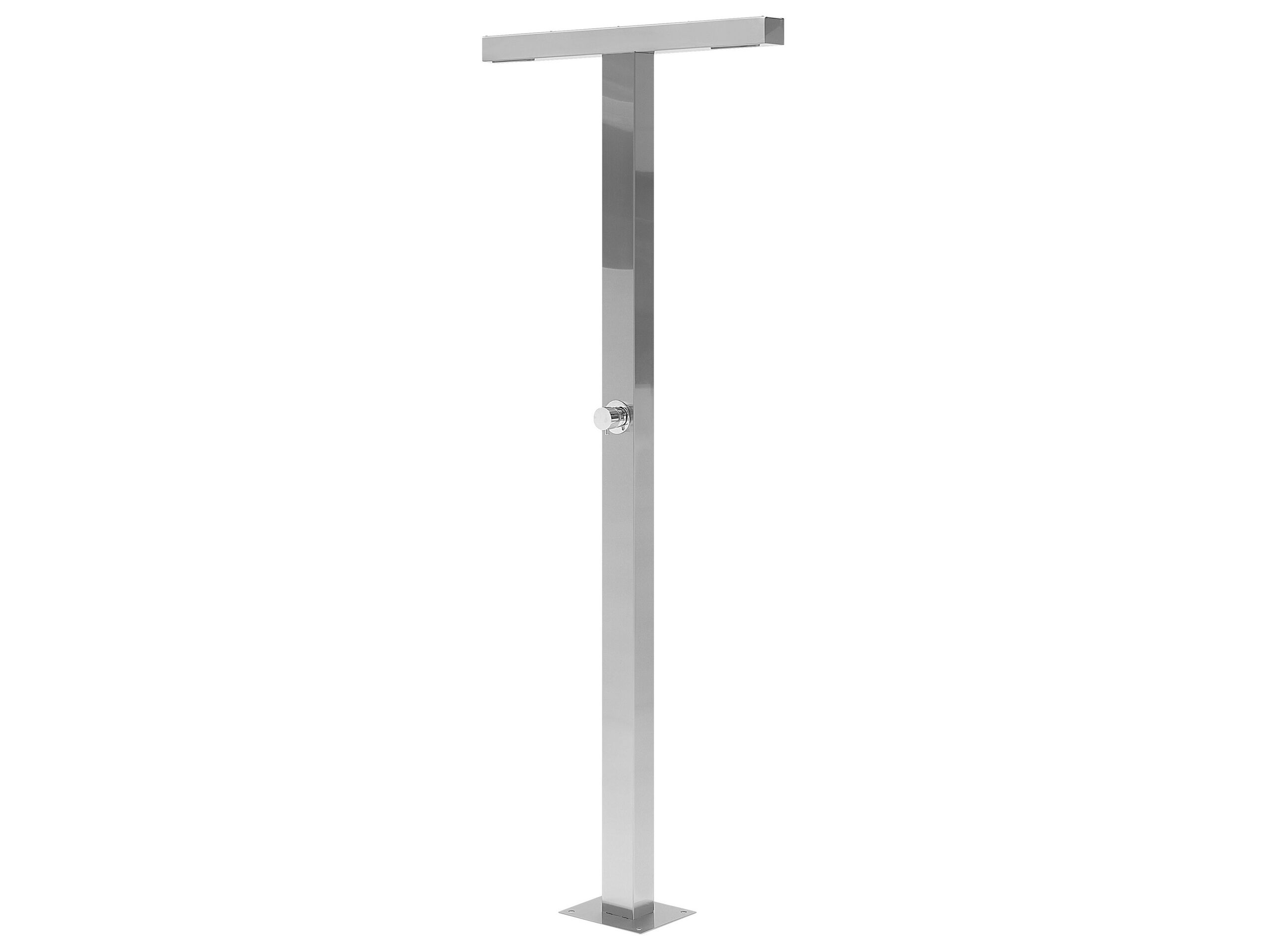 Freestanding Outdoor Shower Silver URZULAI