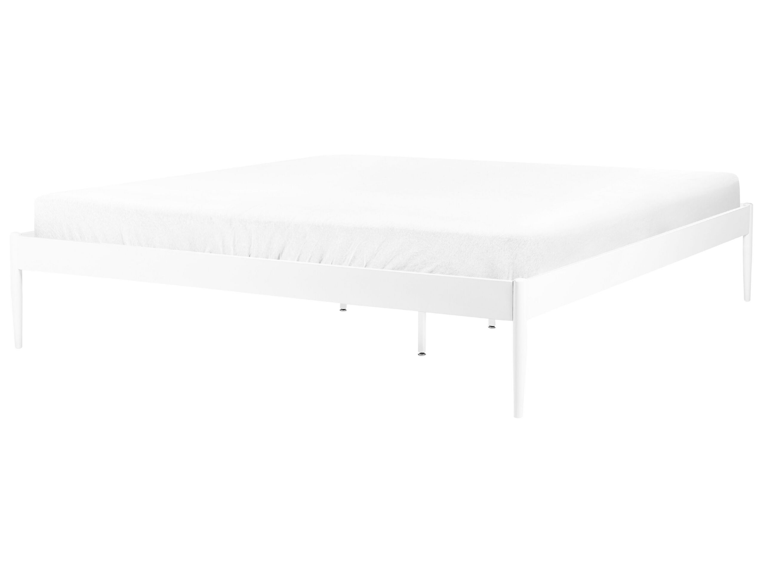 Metal EU Super King Size Bed White VAURS