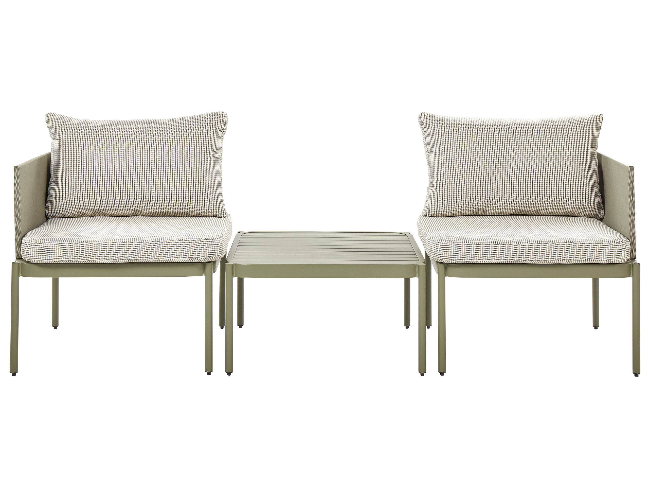 2 Seater Convertible Garden Sofa Set Green TERRACINA