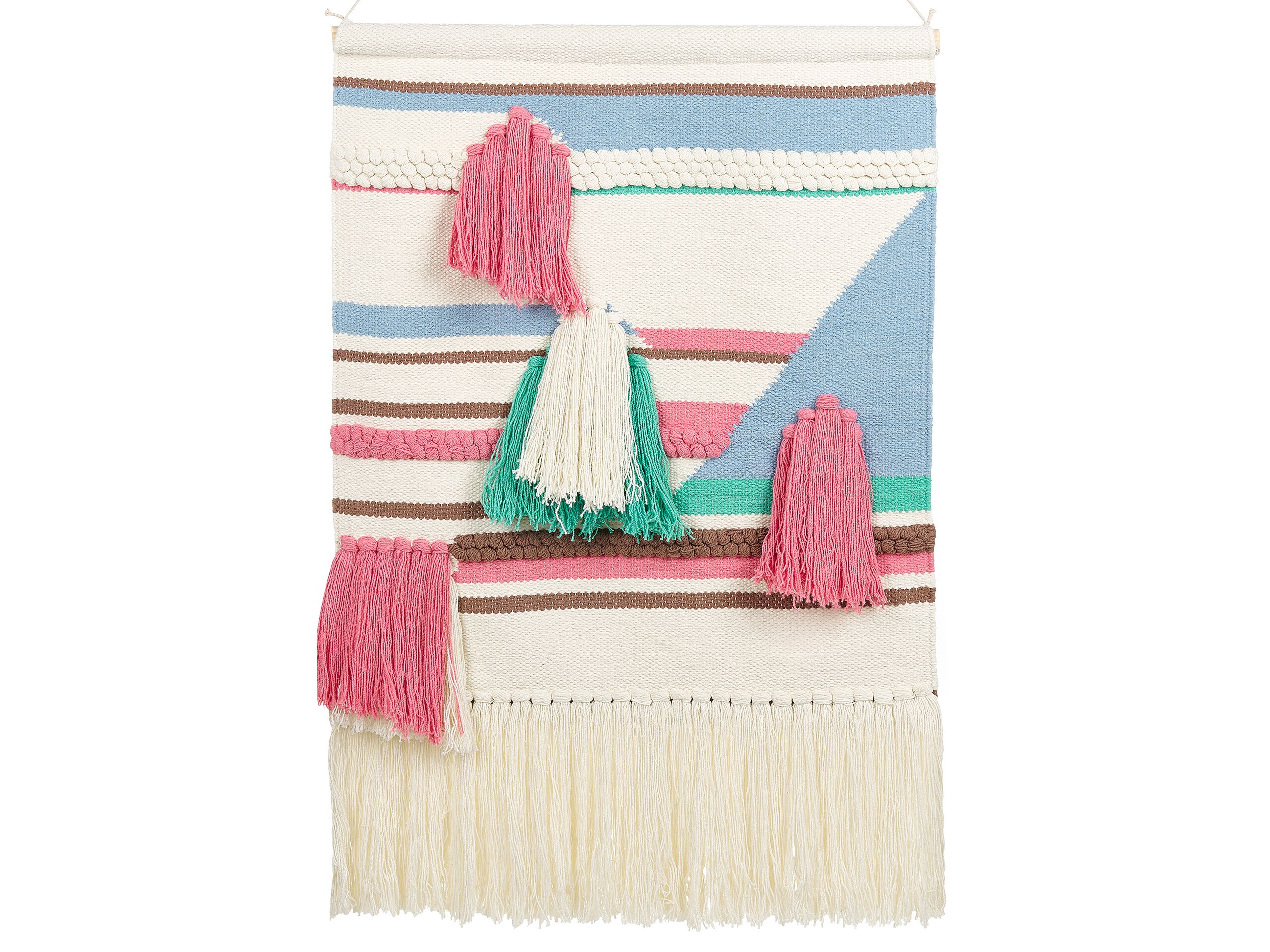Cotton MacramÃ Wall Hanging Multicolour MOOLA