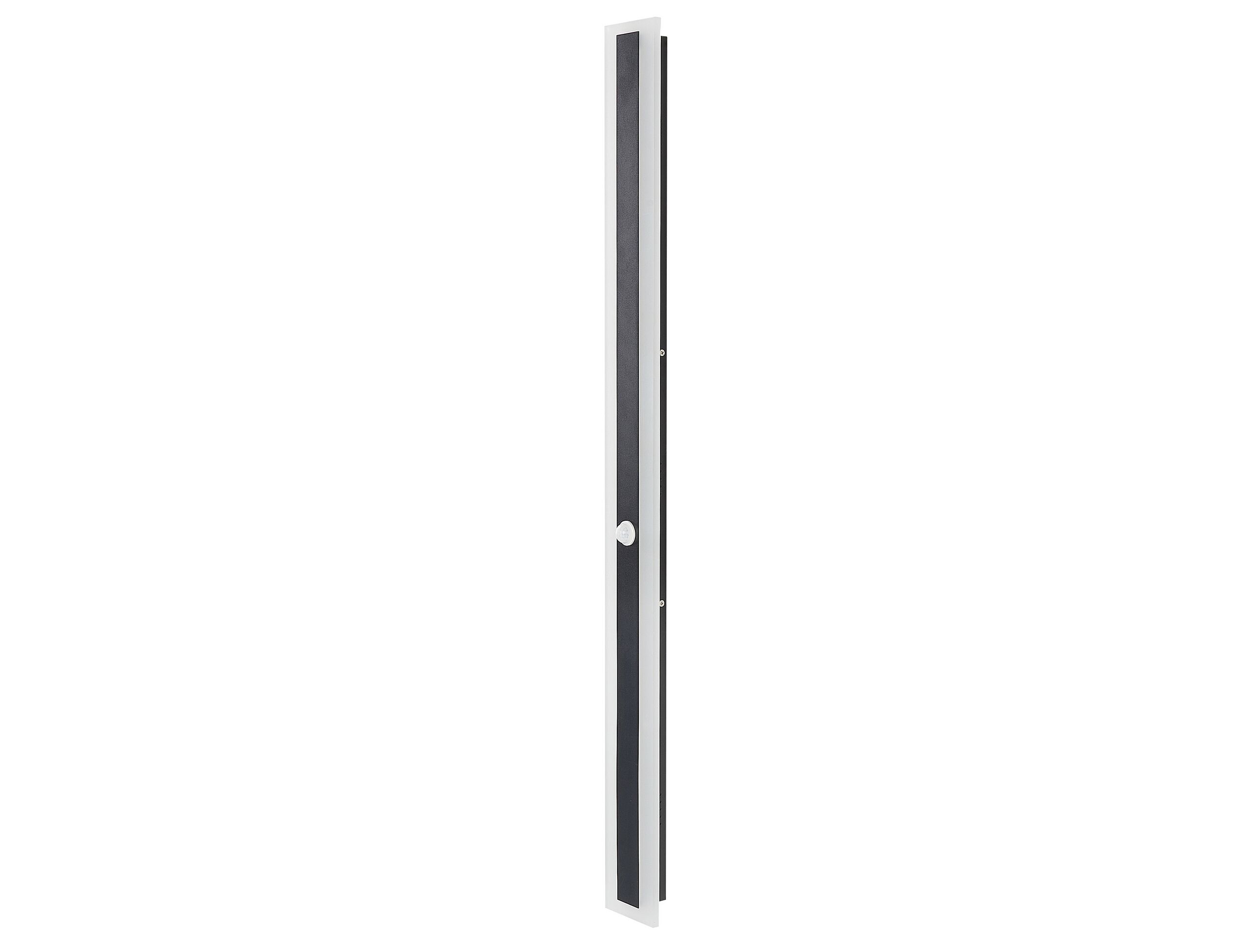 Outdoor LED Wall Light with Motion Sensor 100 cm Black SAVANE