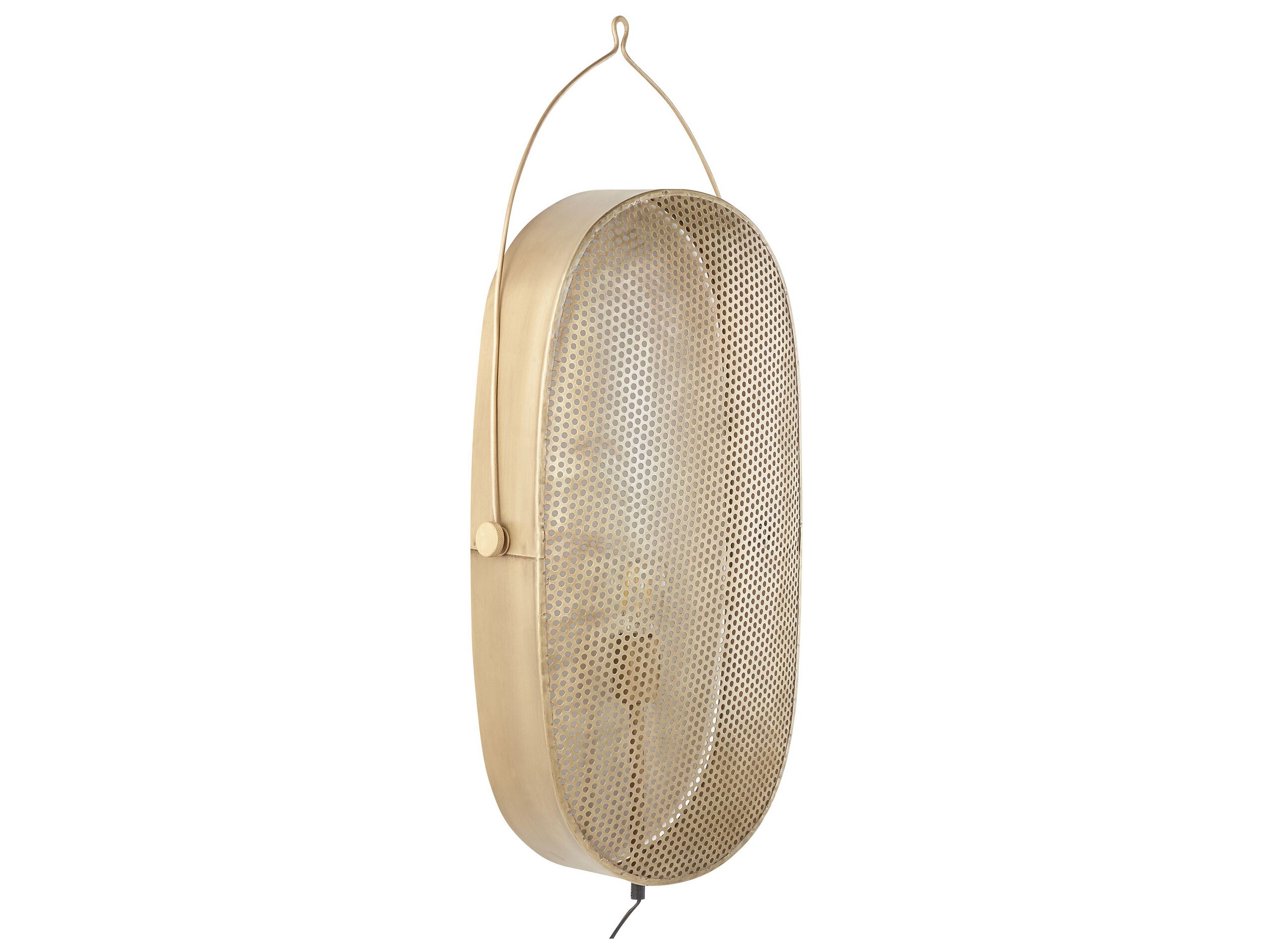 Metal Wall Lamp Brass KUNTHI