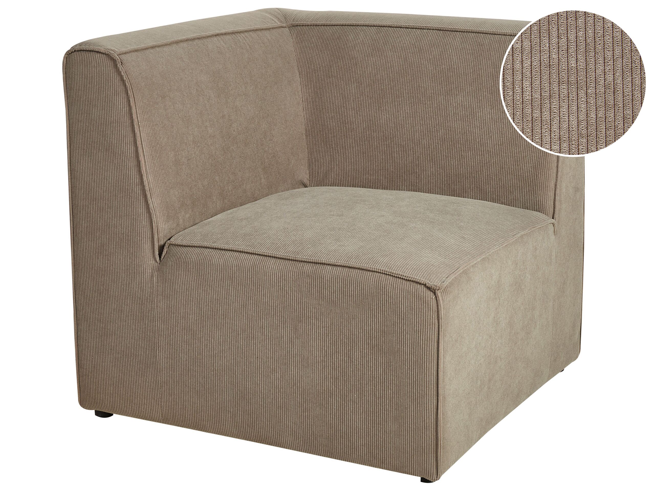 Jumbo Cord Corner Section Taupe LEMVIG