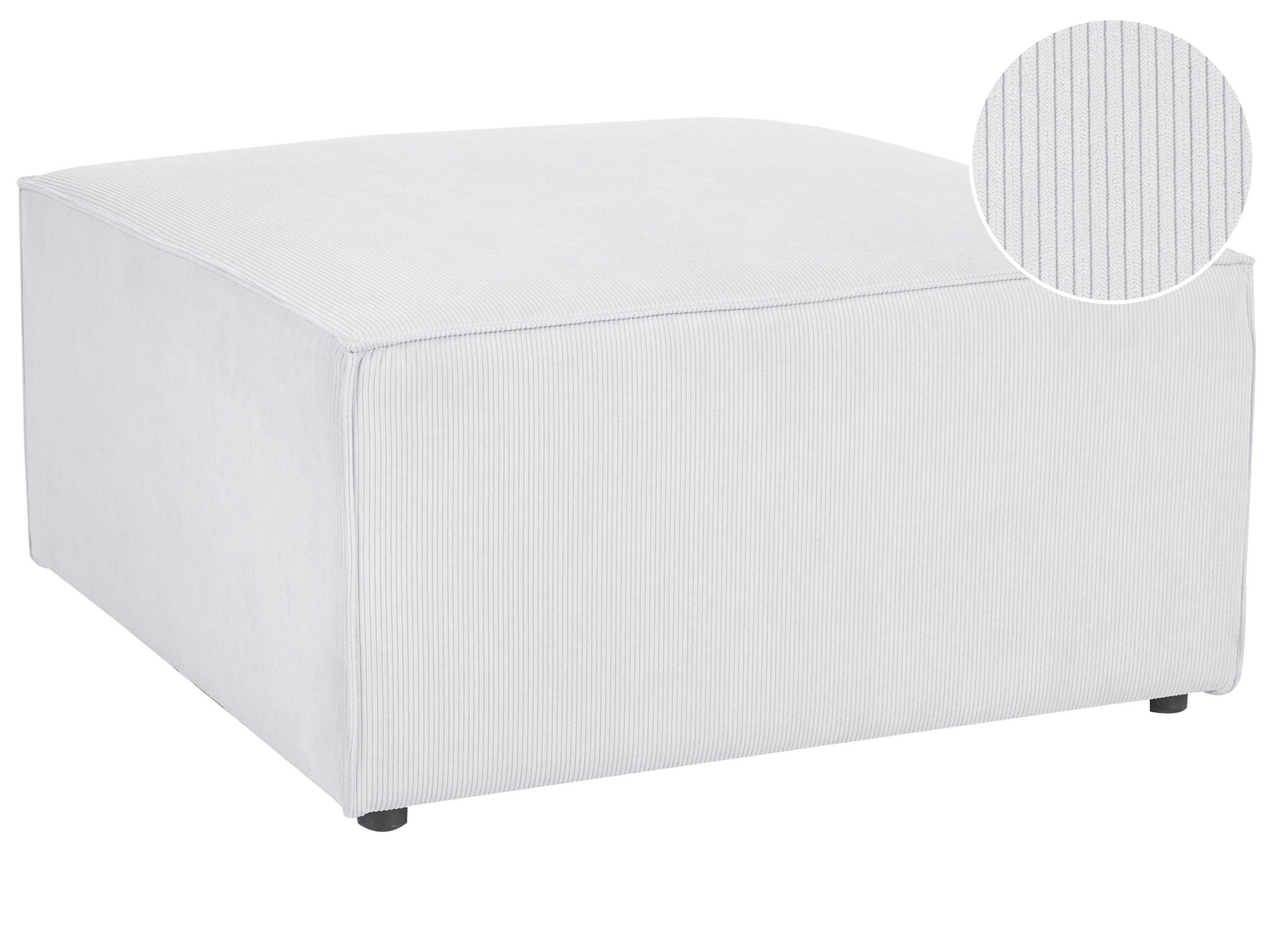 Jumbo Cord Ottoman Off White LEMVIG
