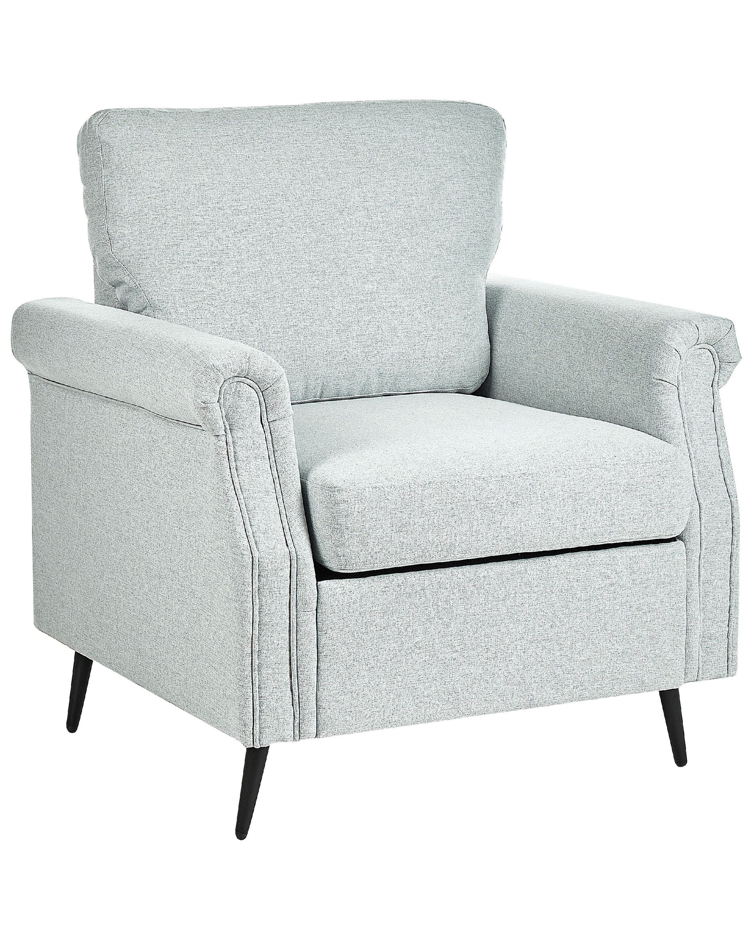 Fabric Armchair Light Grey VIETAS