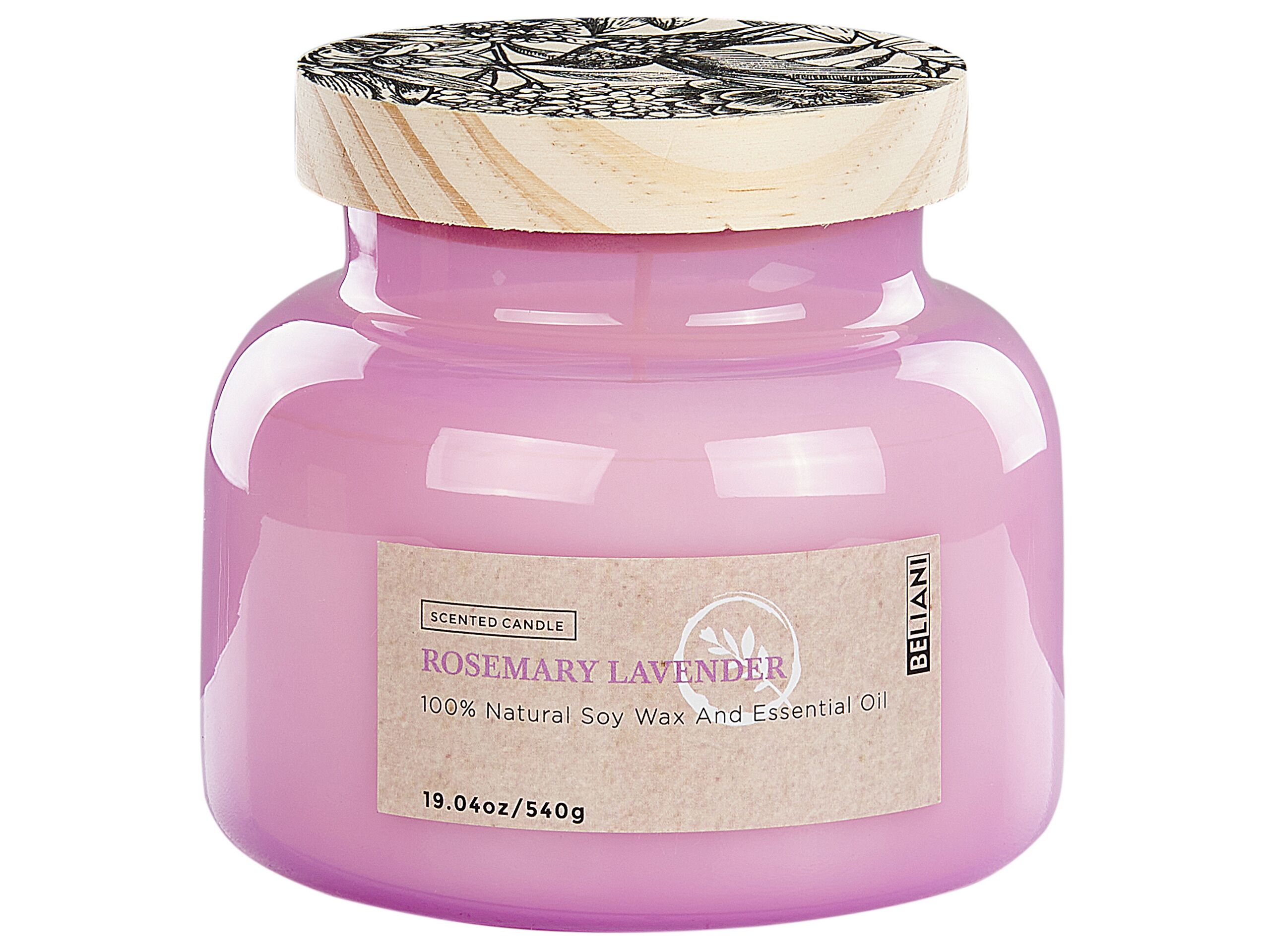 Soy Wax Scented Candle Rosemary Lavender