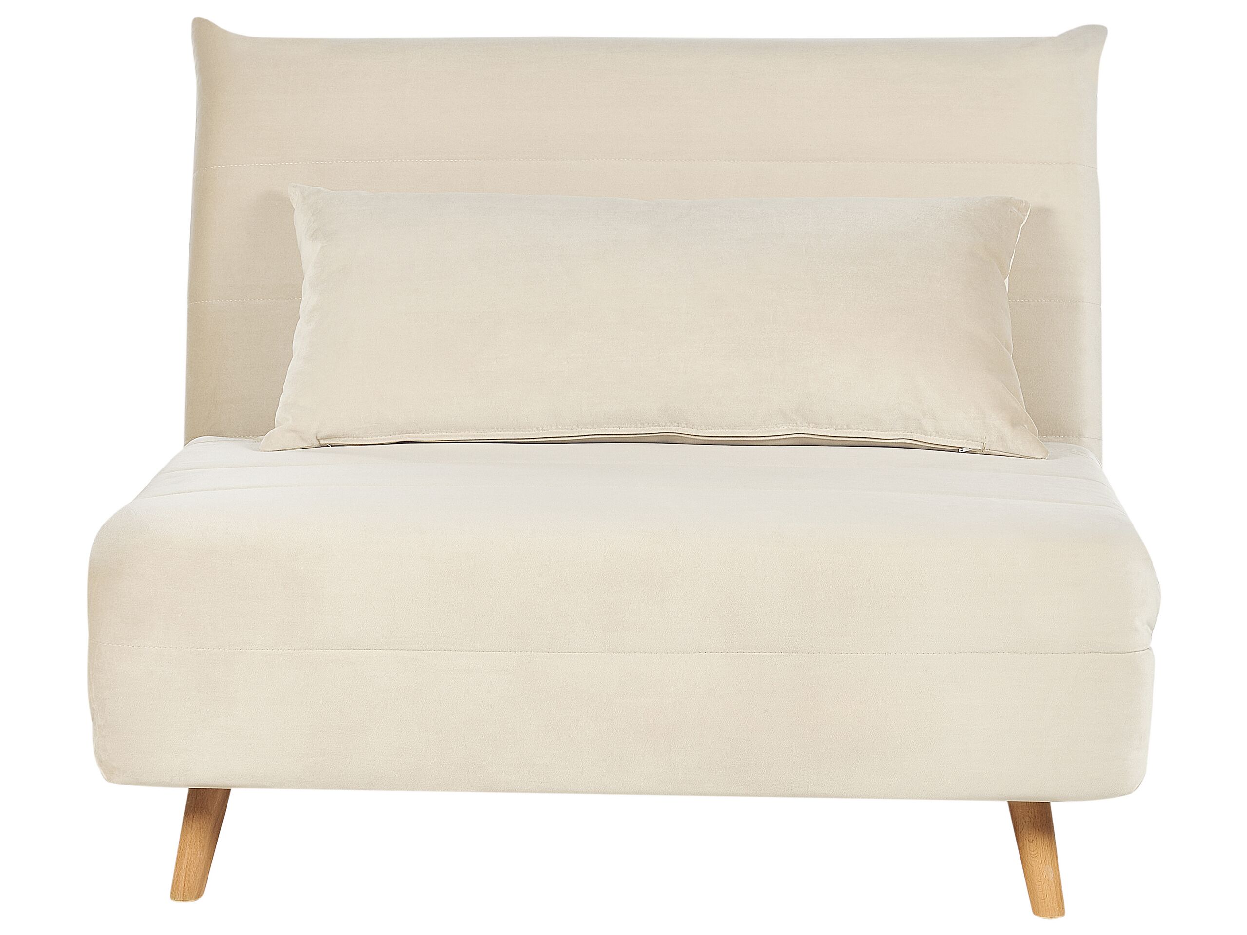 Velvet Sofa Bed Cream SETTEN