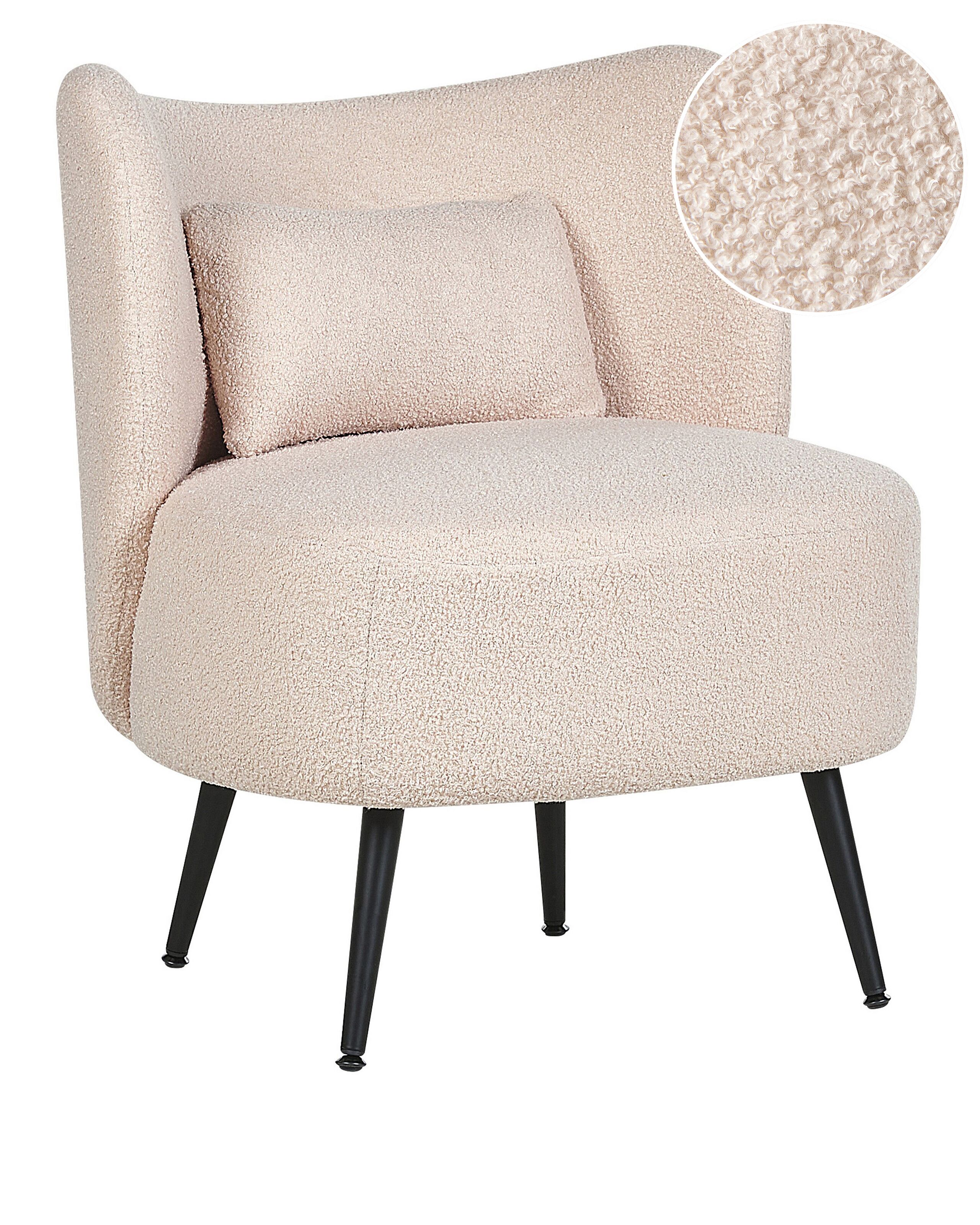 Boucle Armchair Beige OTSBY