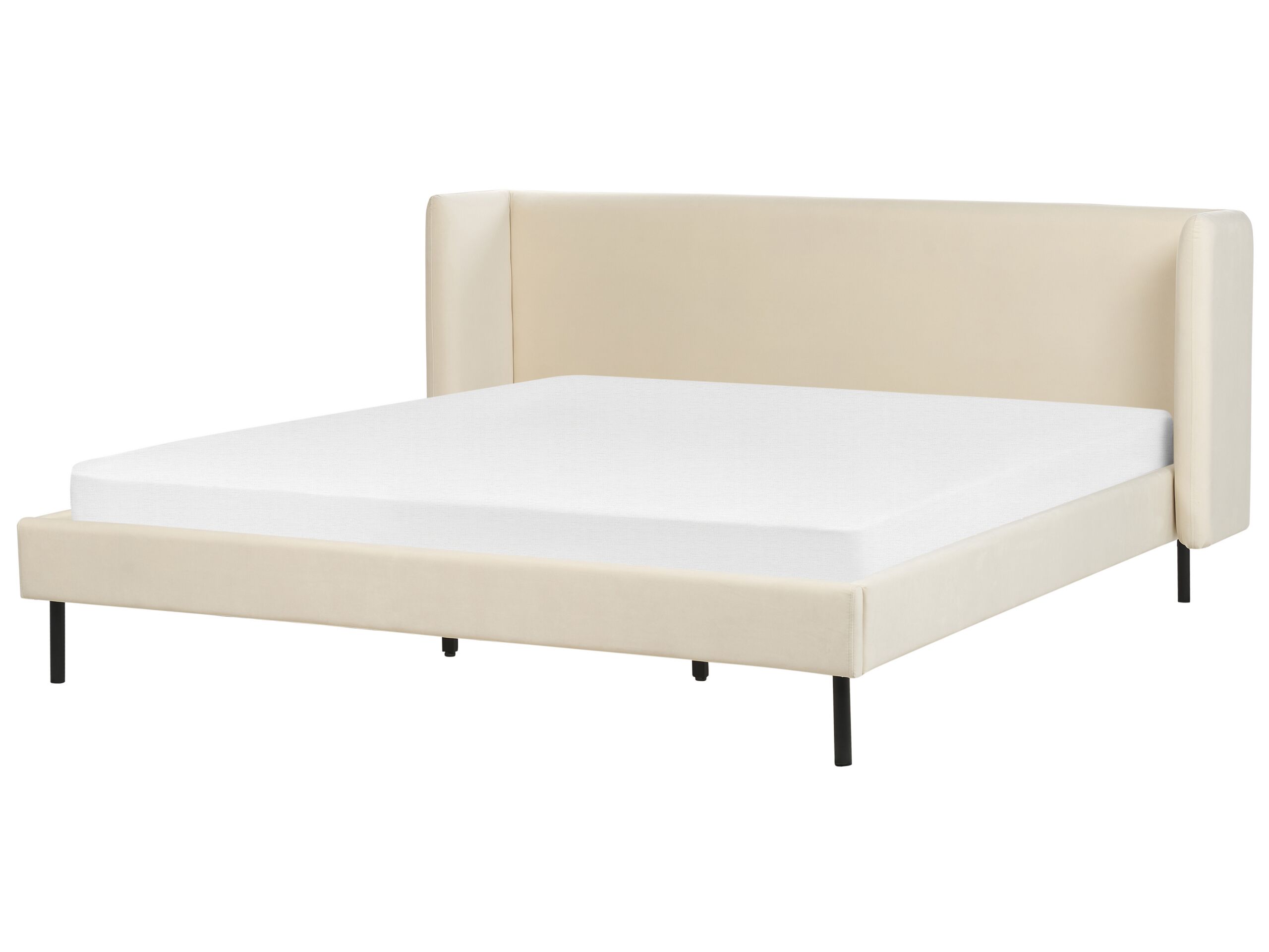 Velvet EU Super King Size Bed Beige ARETTE