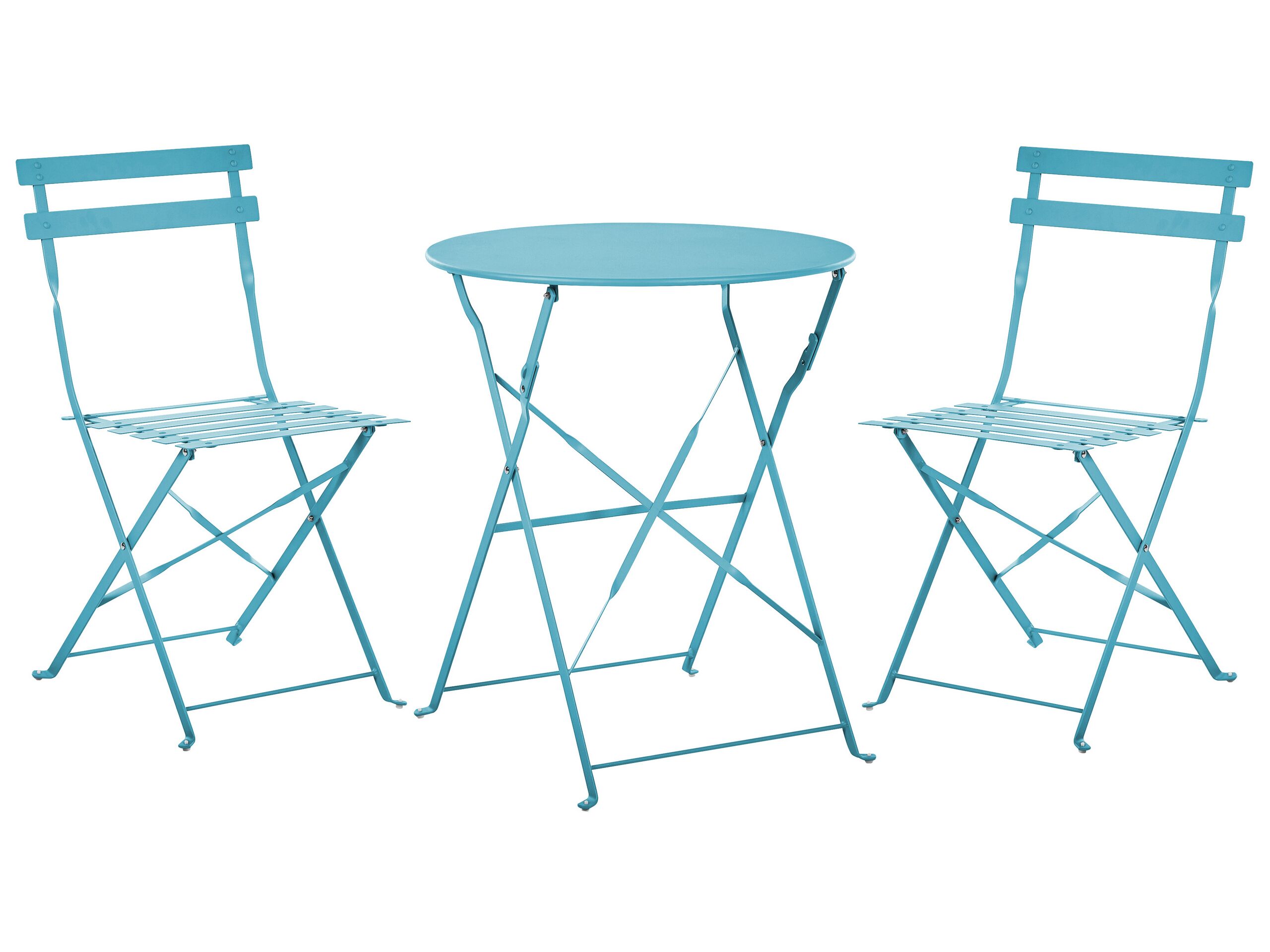 Steel Garden Bistro Set Sea Blue FIORI