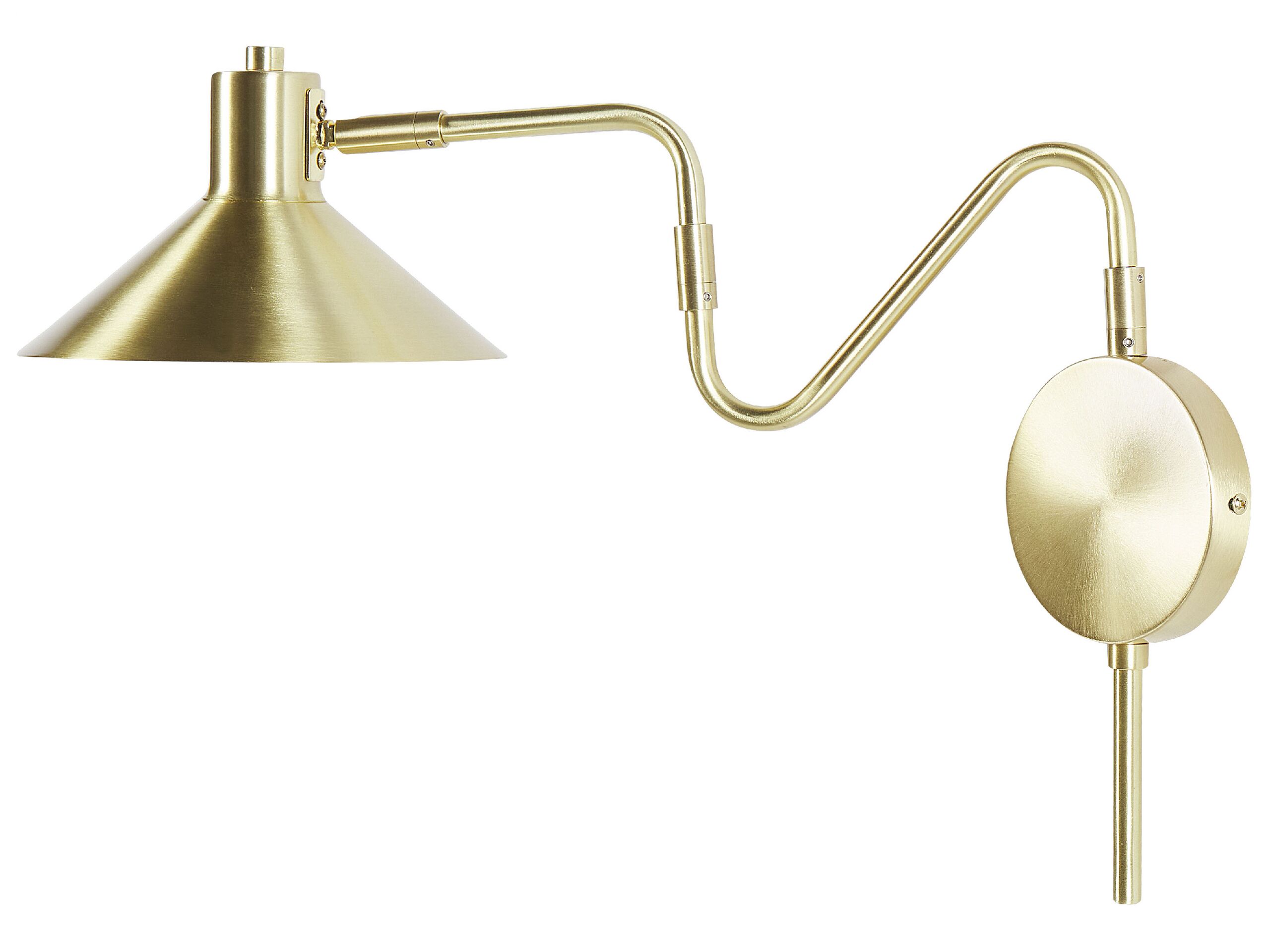 Metal Wall Lamp Gold BALIEM