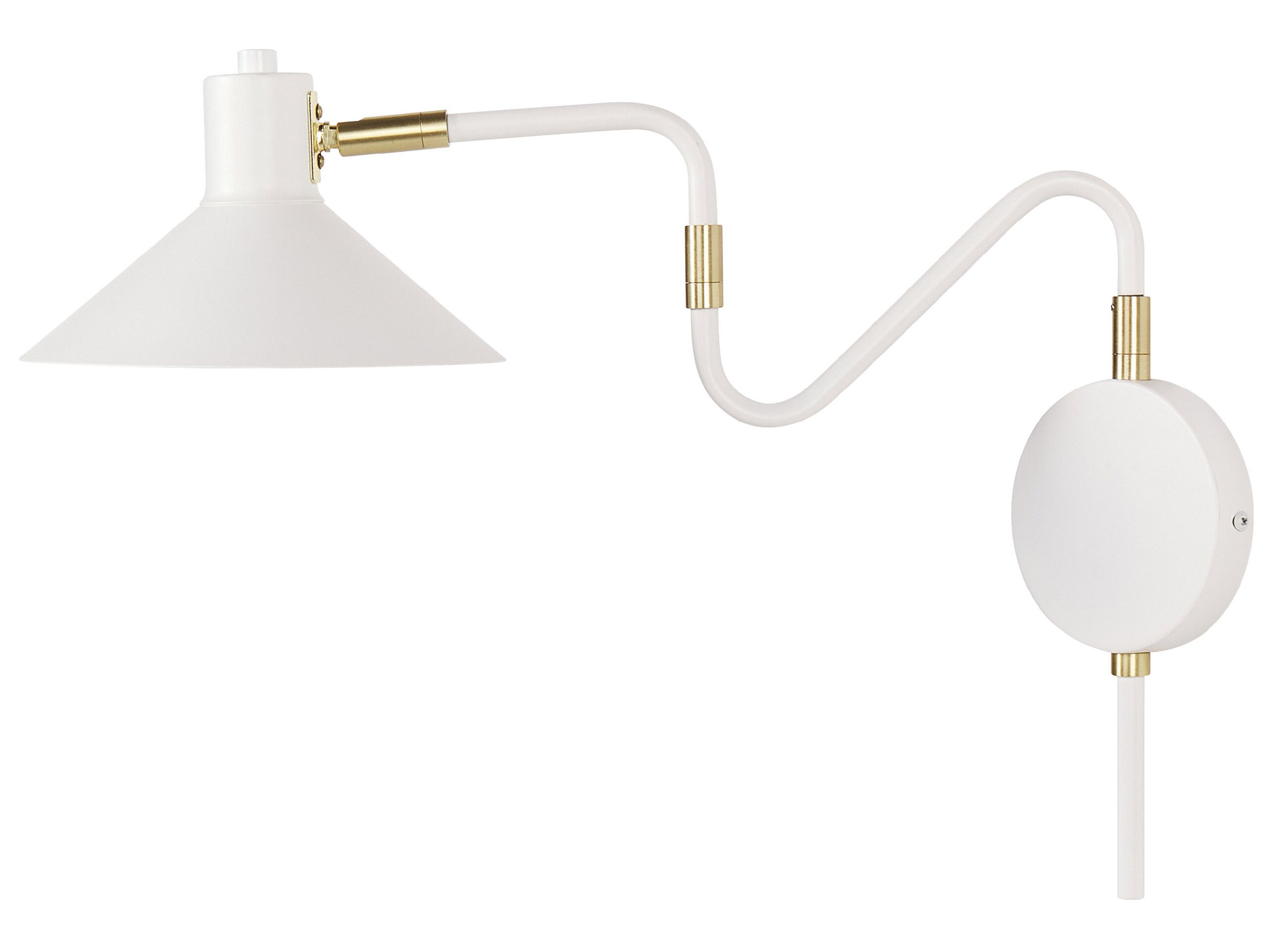 Metal Wall Lamp White BALIEM