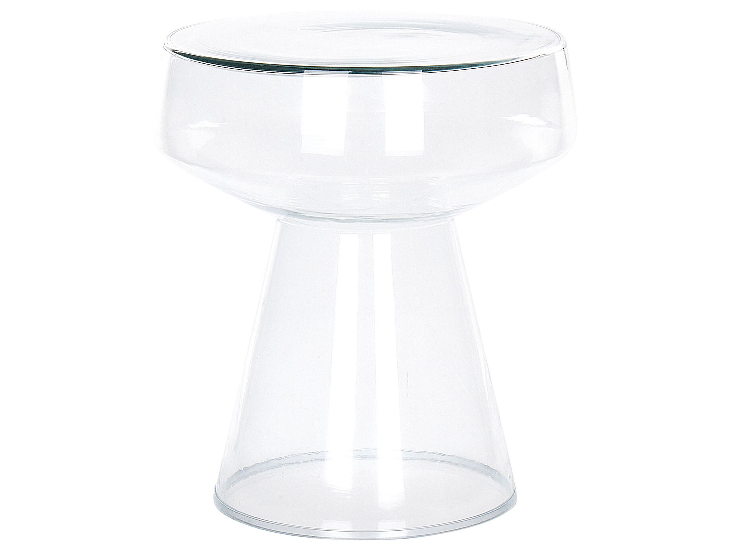 Glass Side Table Transparent LAGUNA