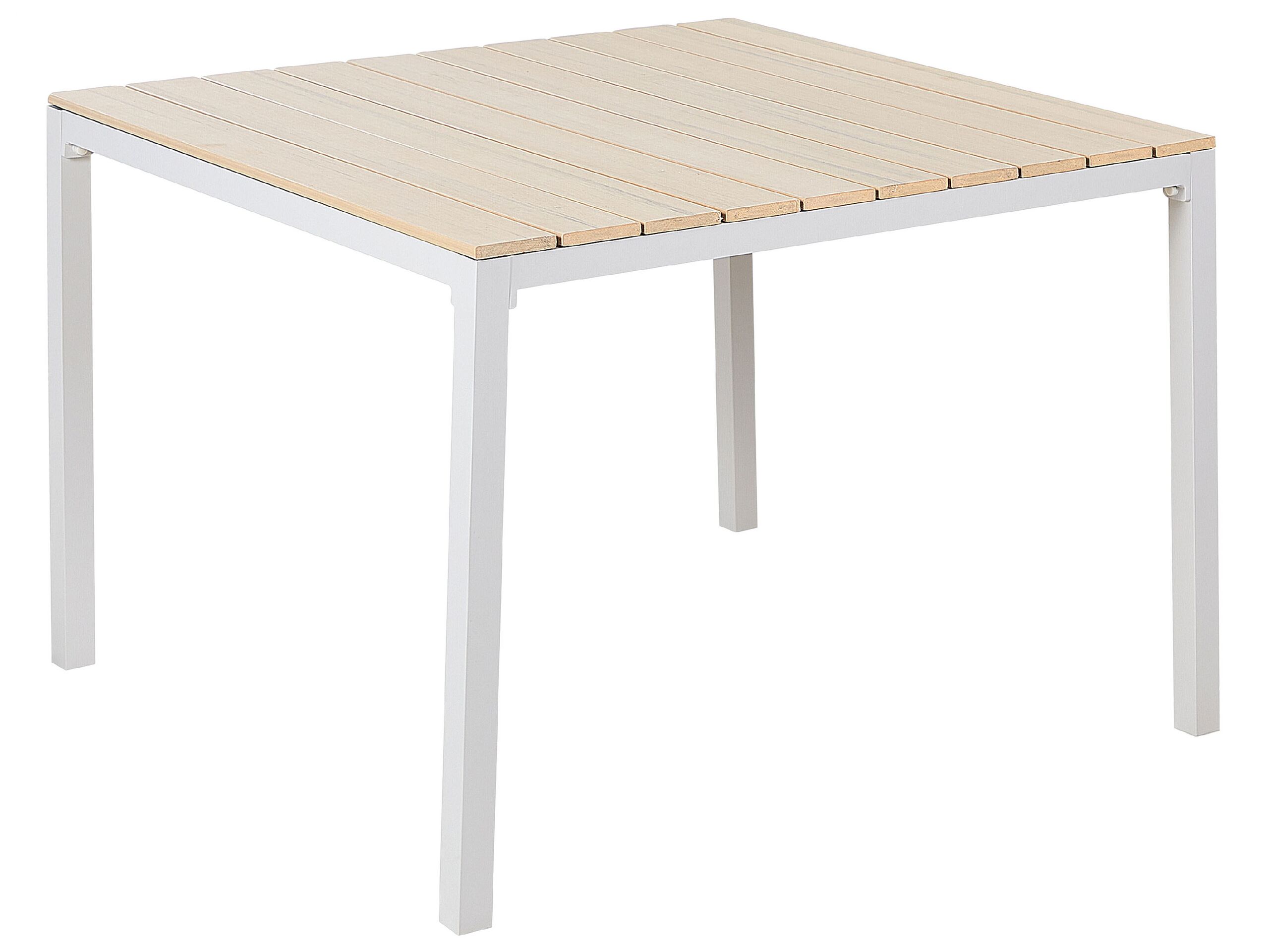 Garden Dining Table 95 x 95 cm Beige PRATO