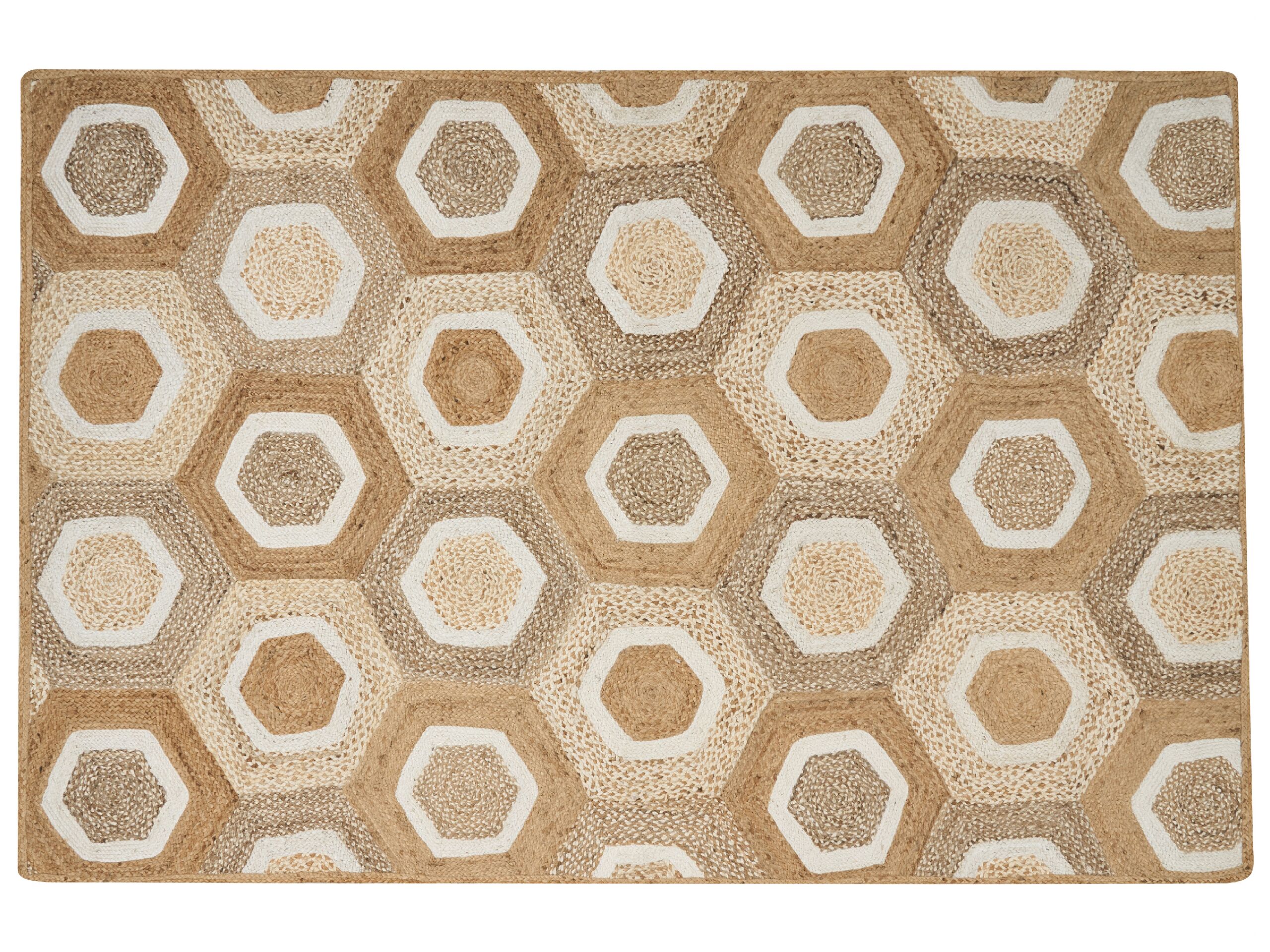 Jute Area Rug 200x300cm Beige