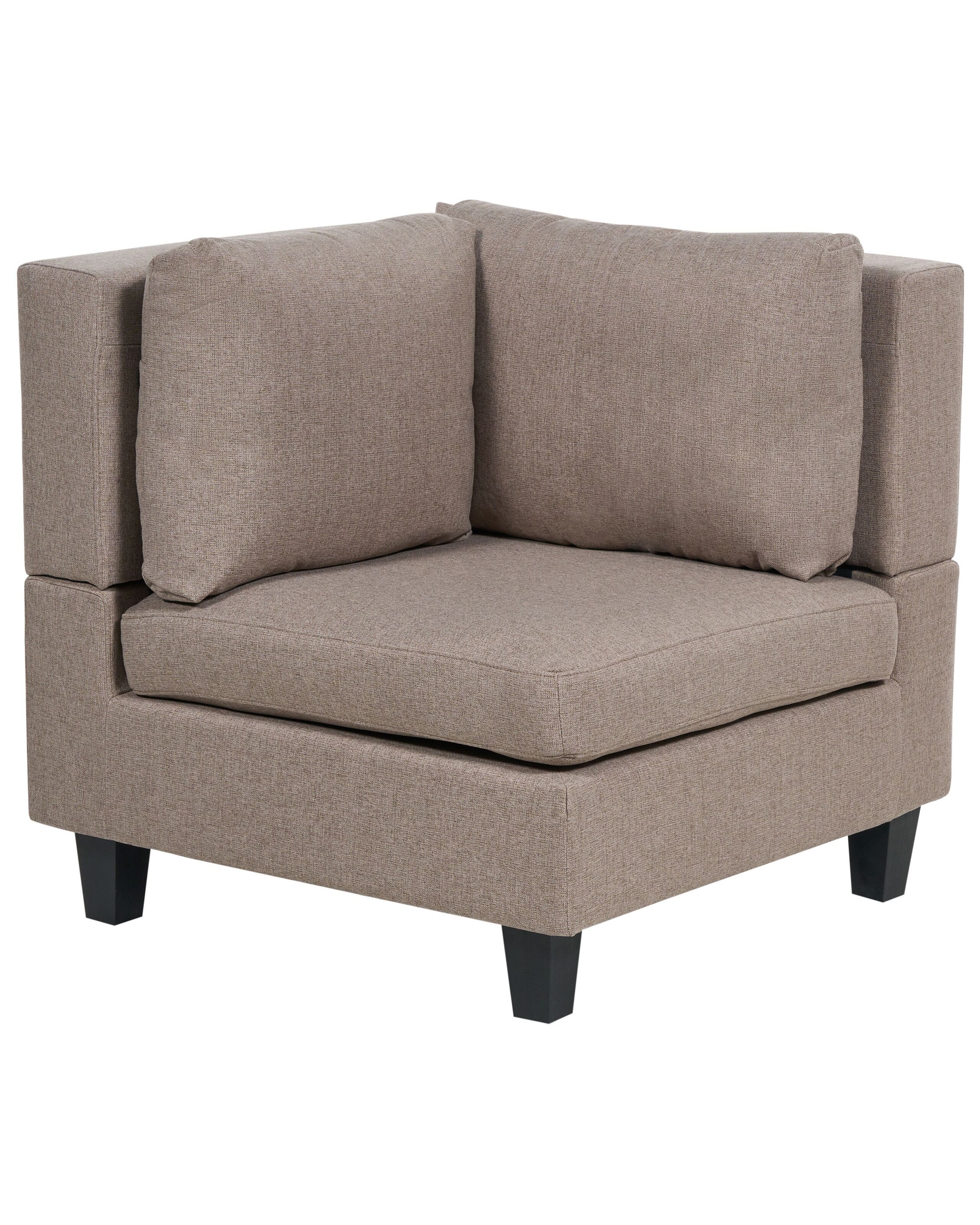 Fabric Corner Section Brown UNSTAD
