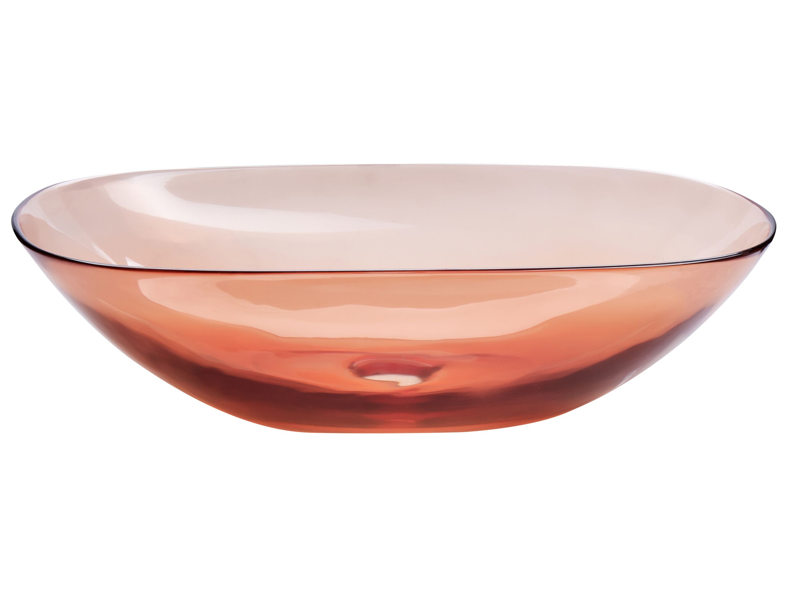 Countertop Basin 540 x 360 mm Red MOENGO