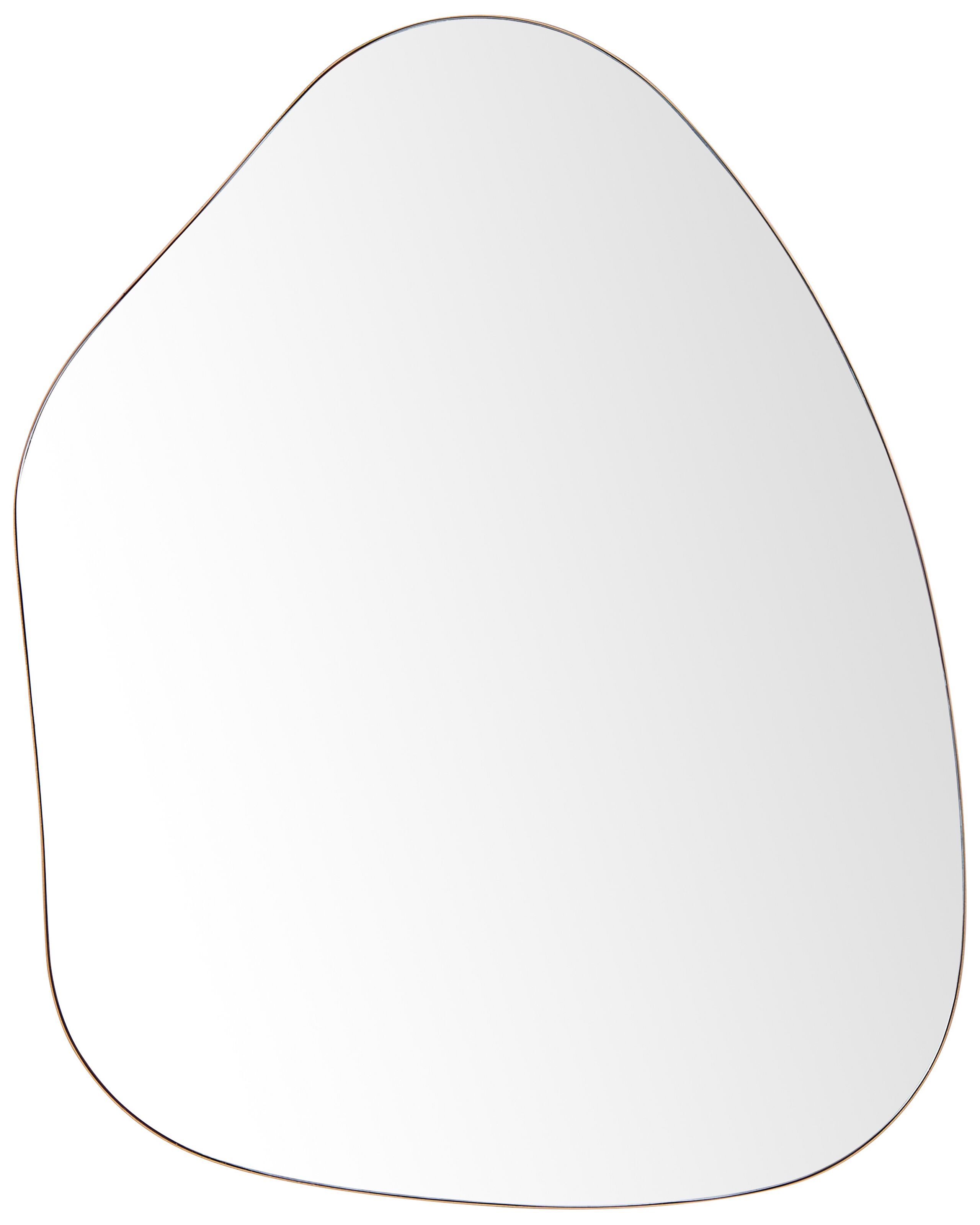 Metal Wall Mirror 70x92cm Gold