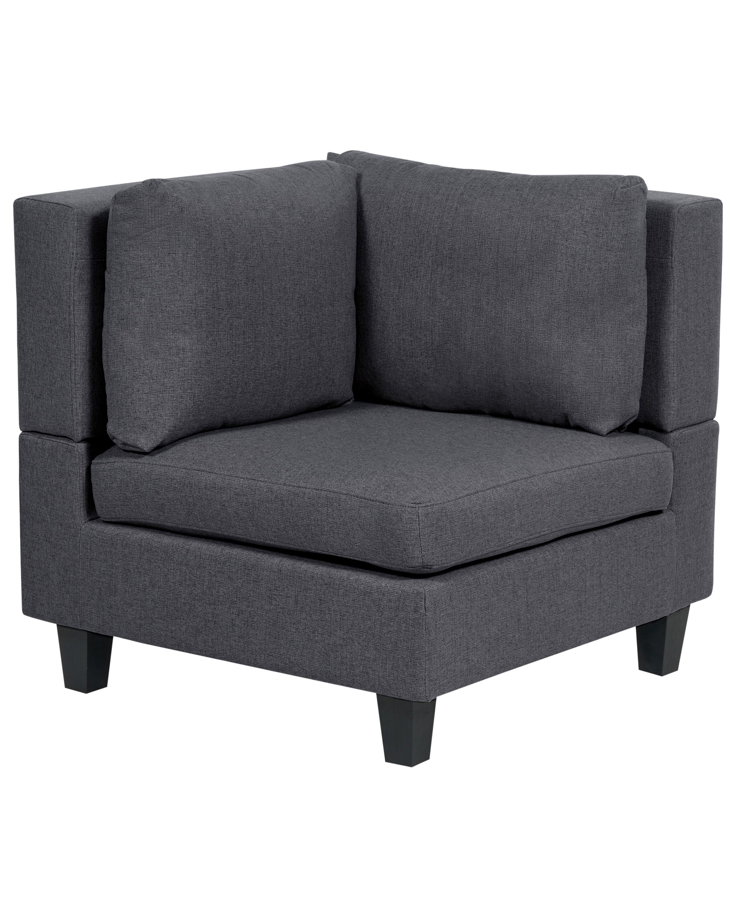 Fabric Corner Section Dark Grey UNSTAD
