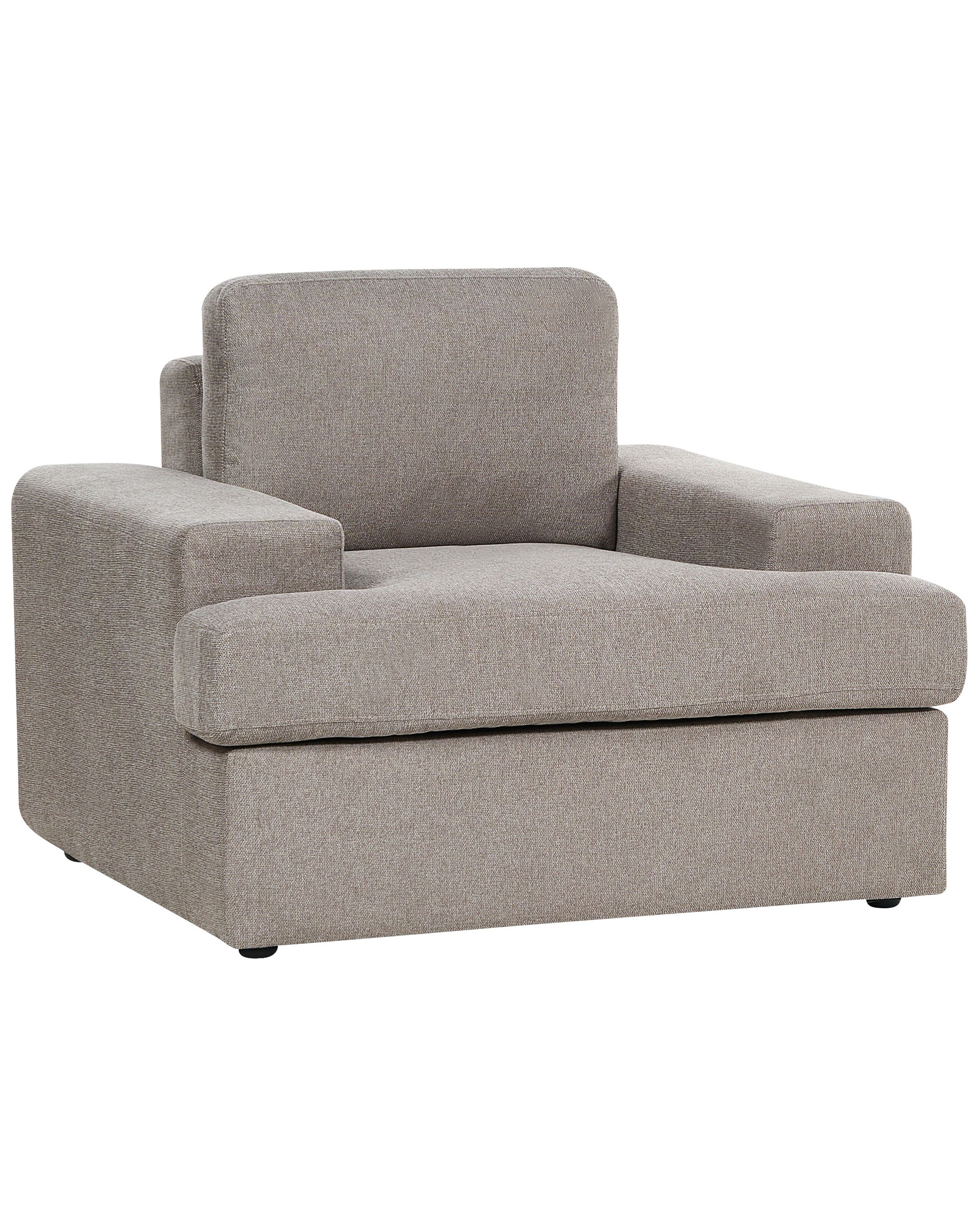 Fabric Armchair Taupe ALLA