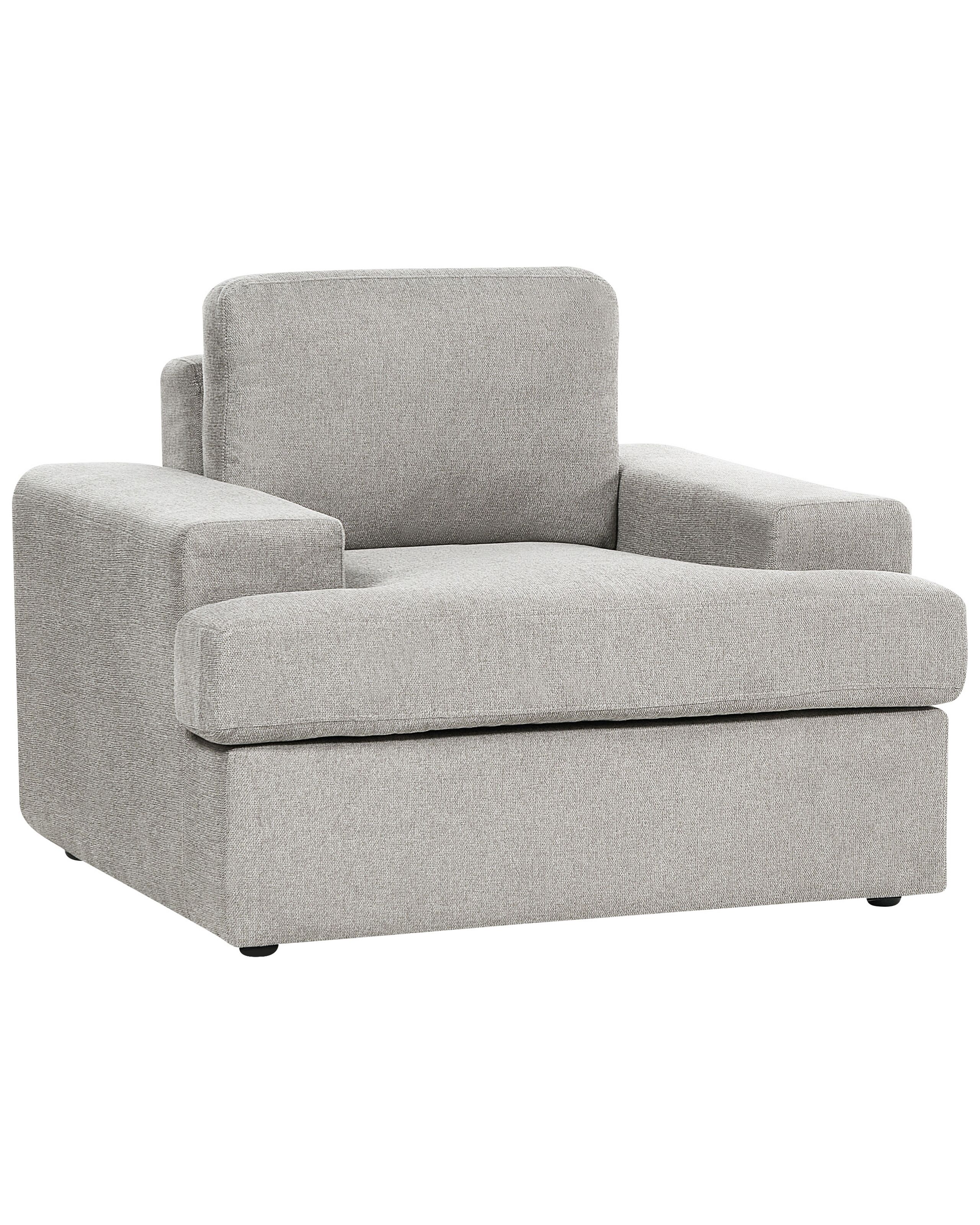 Fabric Armchair Light Grey ALLA